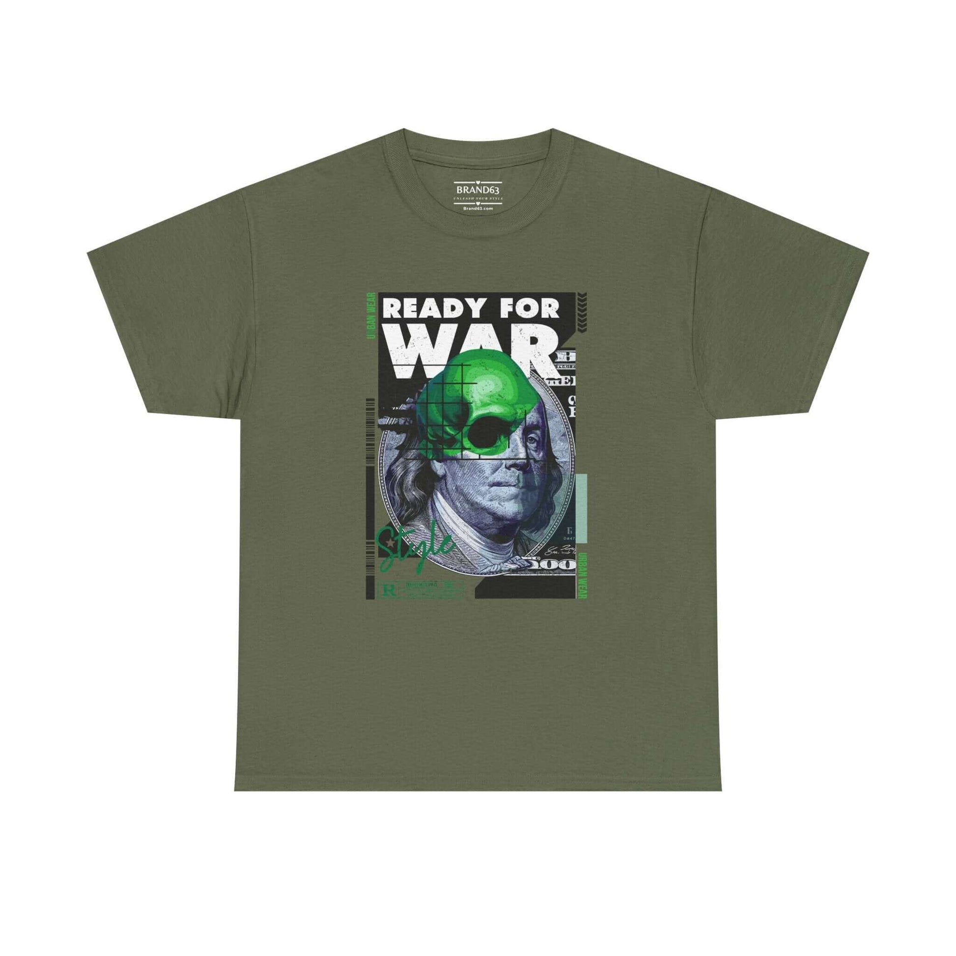 Ready For War Headlines Graphic Tee, Brand63