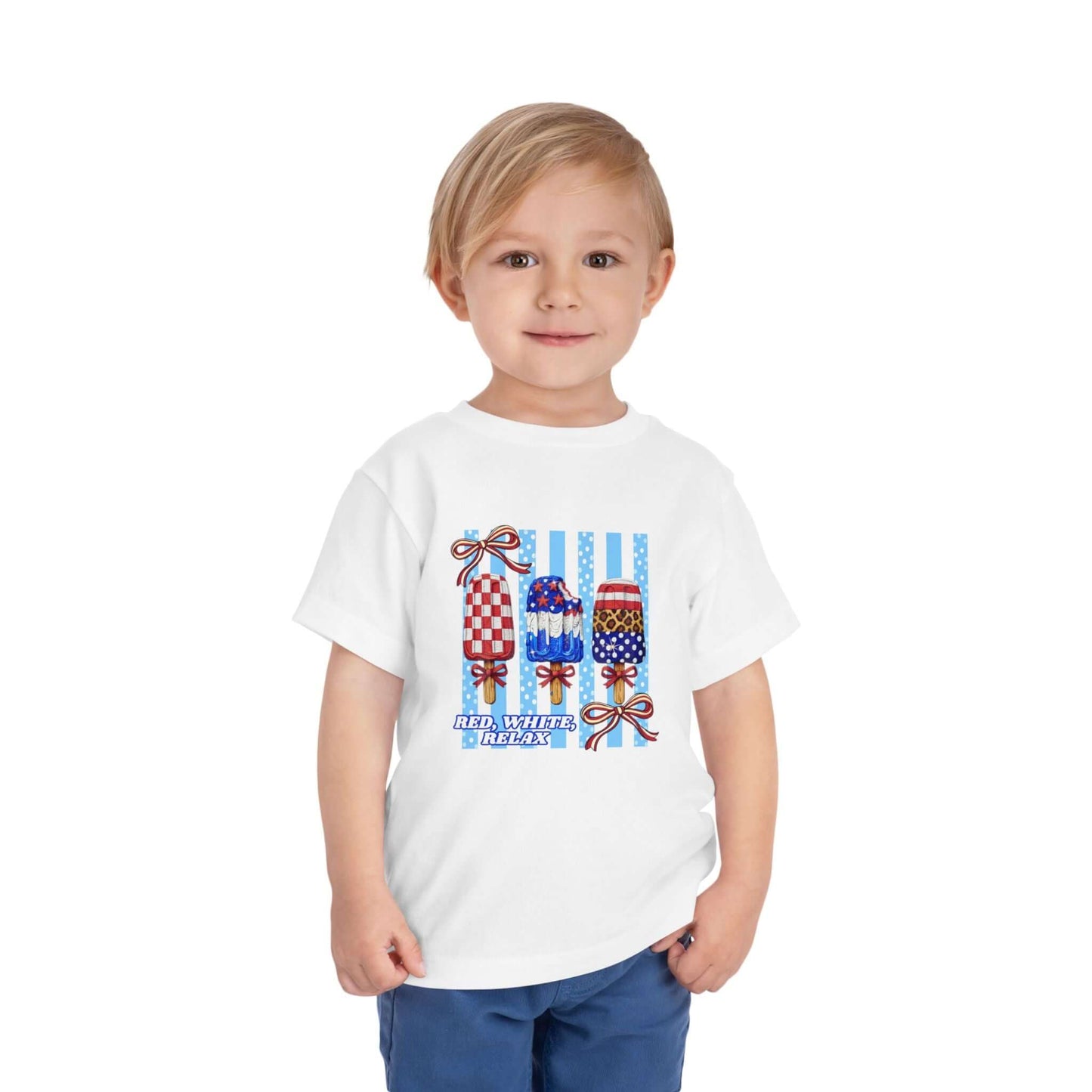 Red, White & Fun Summer Toddler Tee, Brand63, T-Shirts