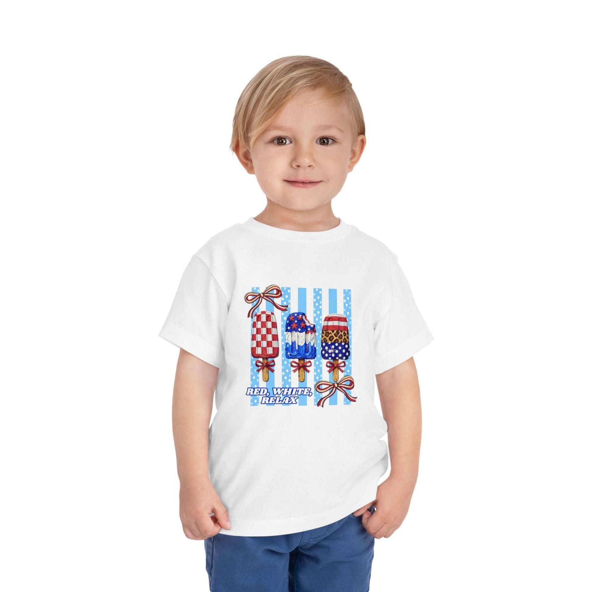 Red, White & Fun Summer Toddler Tee, Brand63, T-Shirts