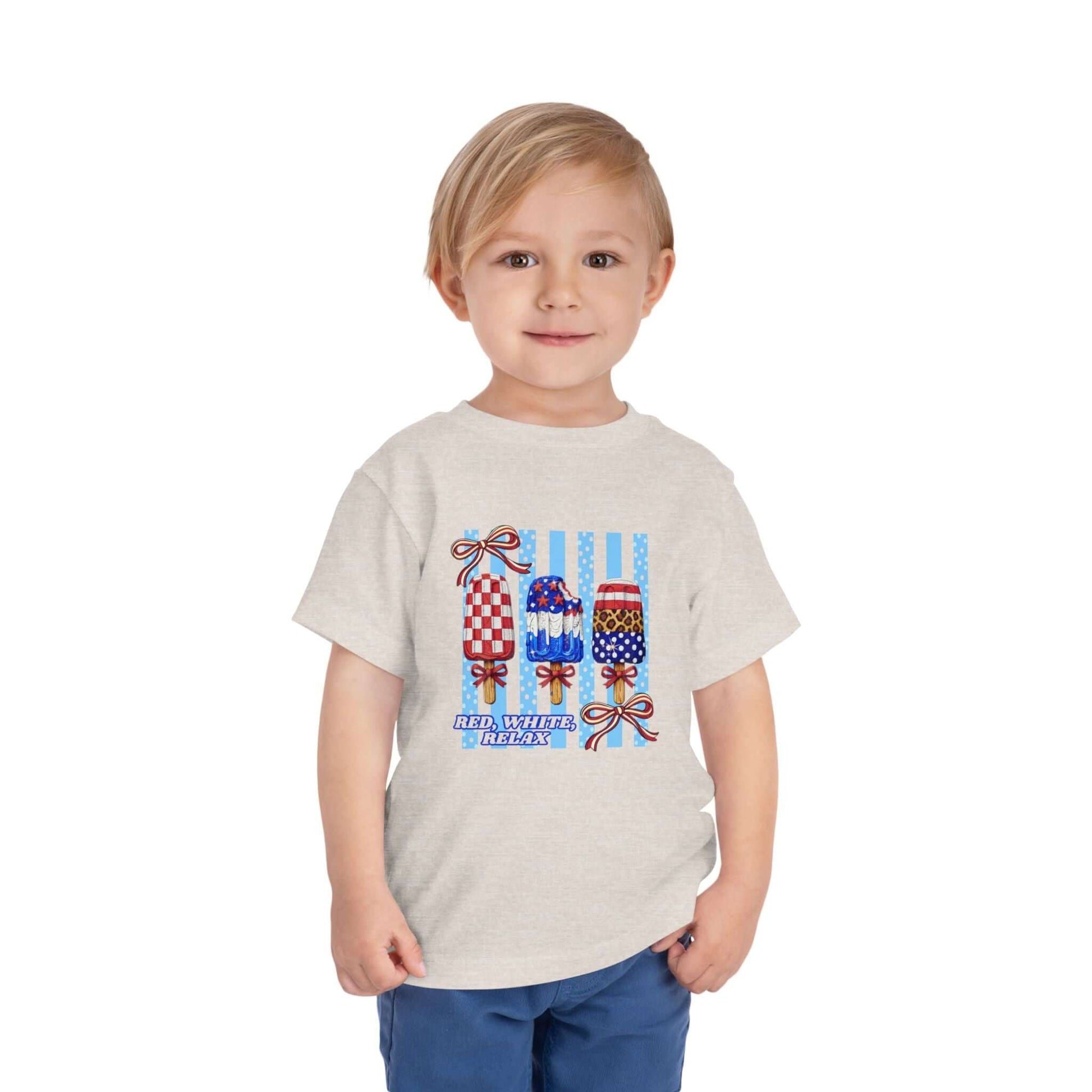 Red, White & Fun Summer Toddler Tee, Brand63, T-Shirts
