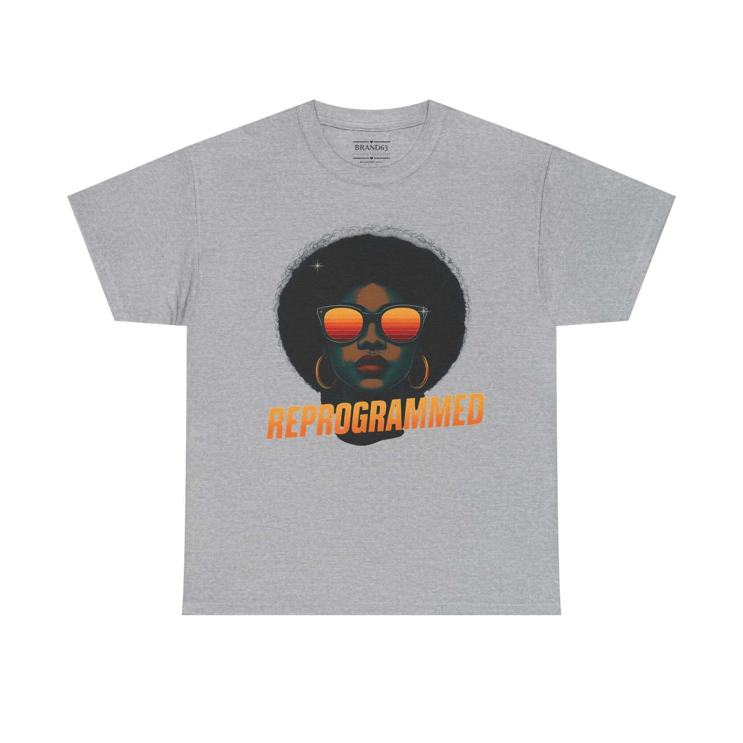 Reprogrammed Afrocentric Graphic Tee, Brand63
