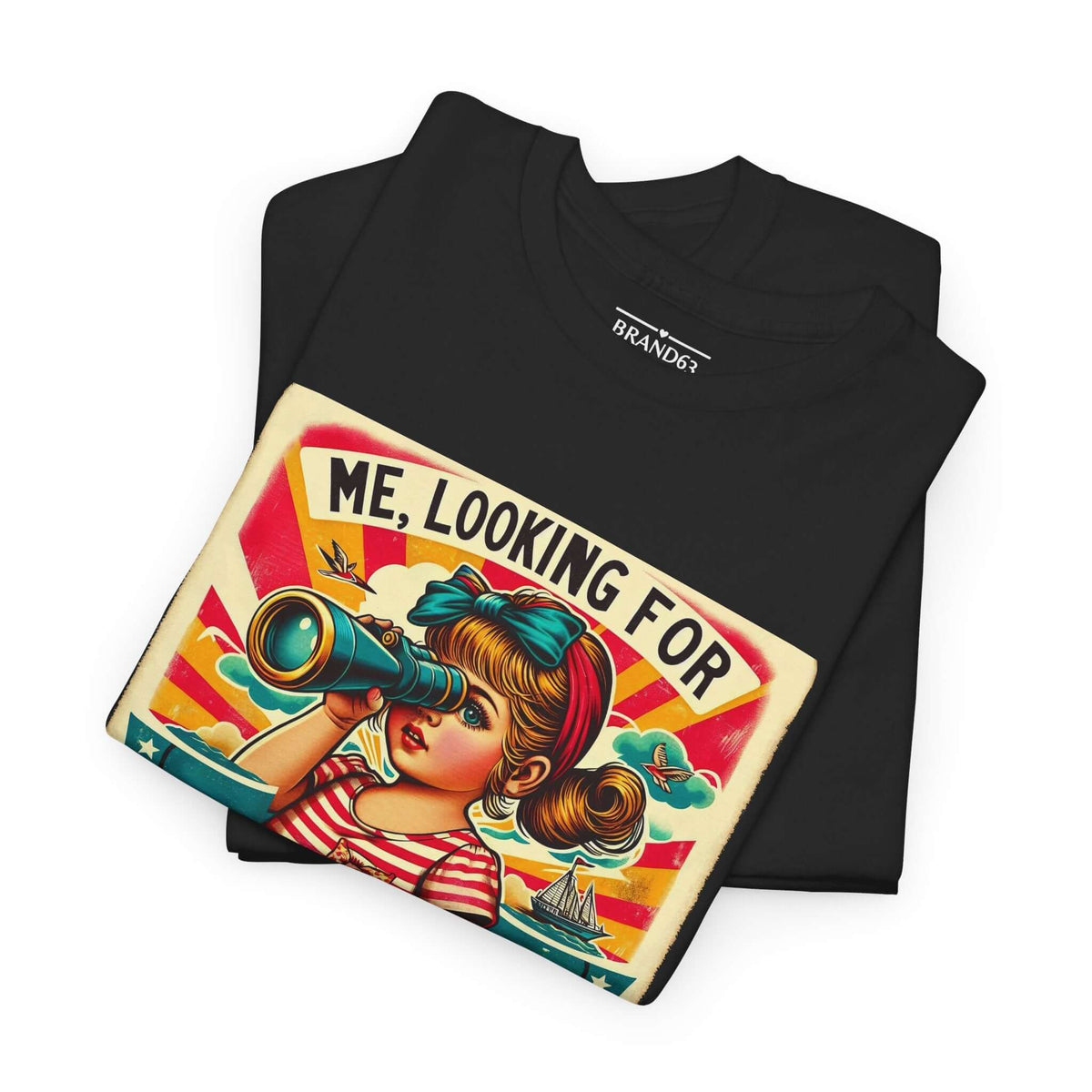 Retro Funny Adult Humor T-shirt, Brand63