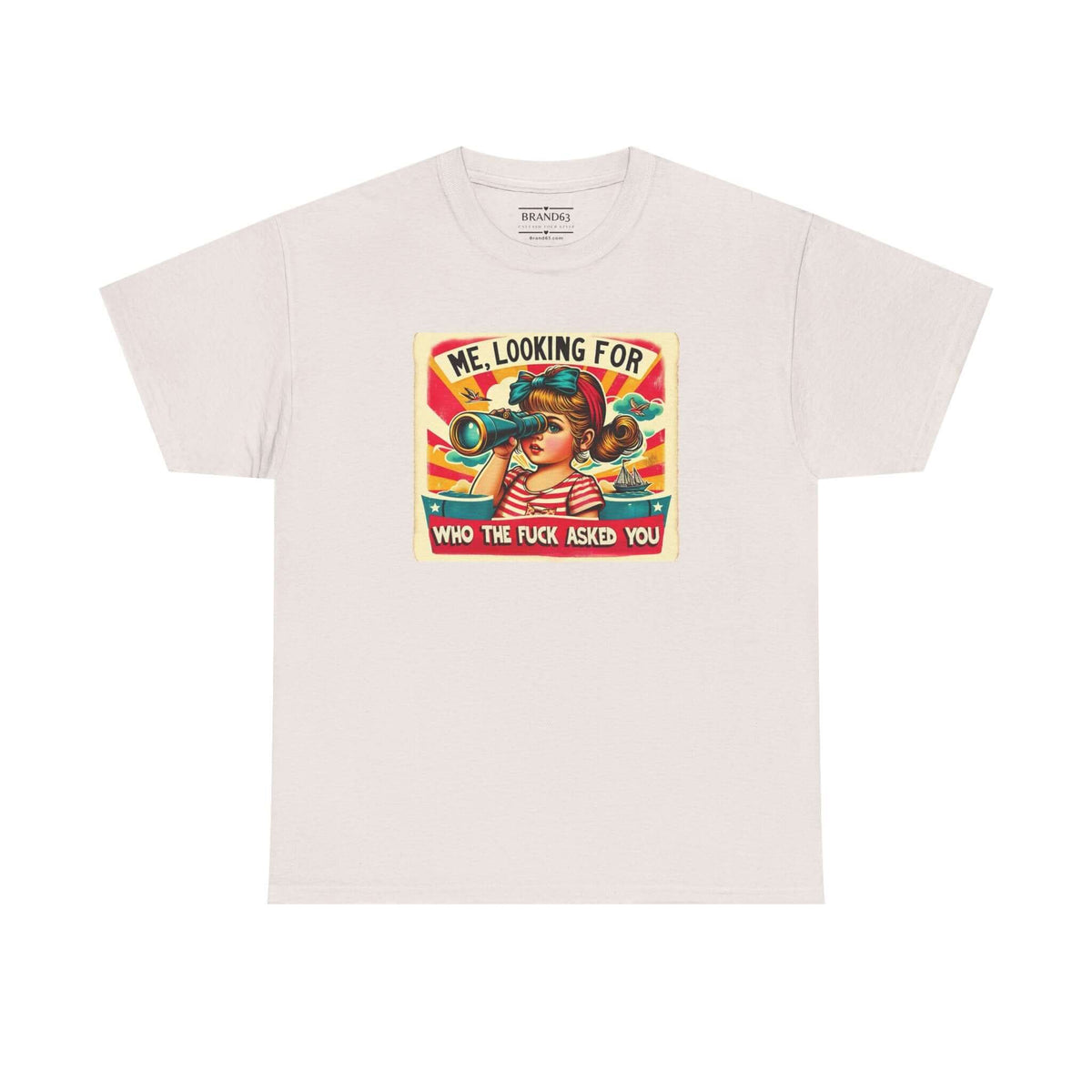 Retro Funny Adult Humor T-shirt, Brand63
