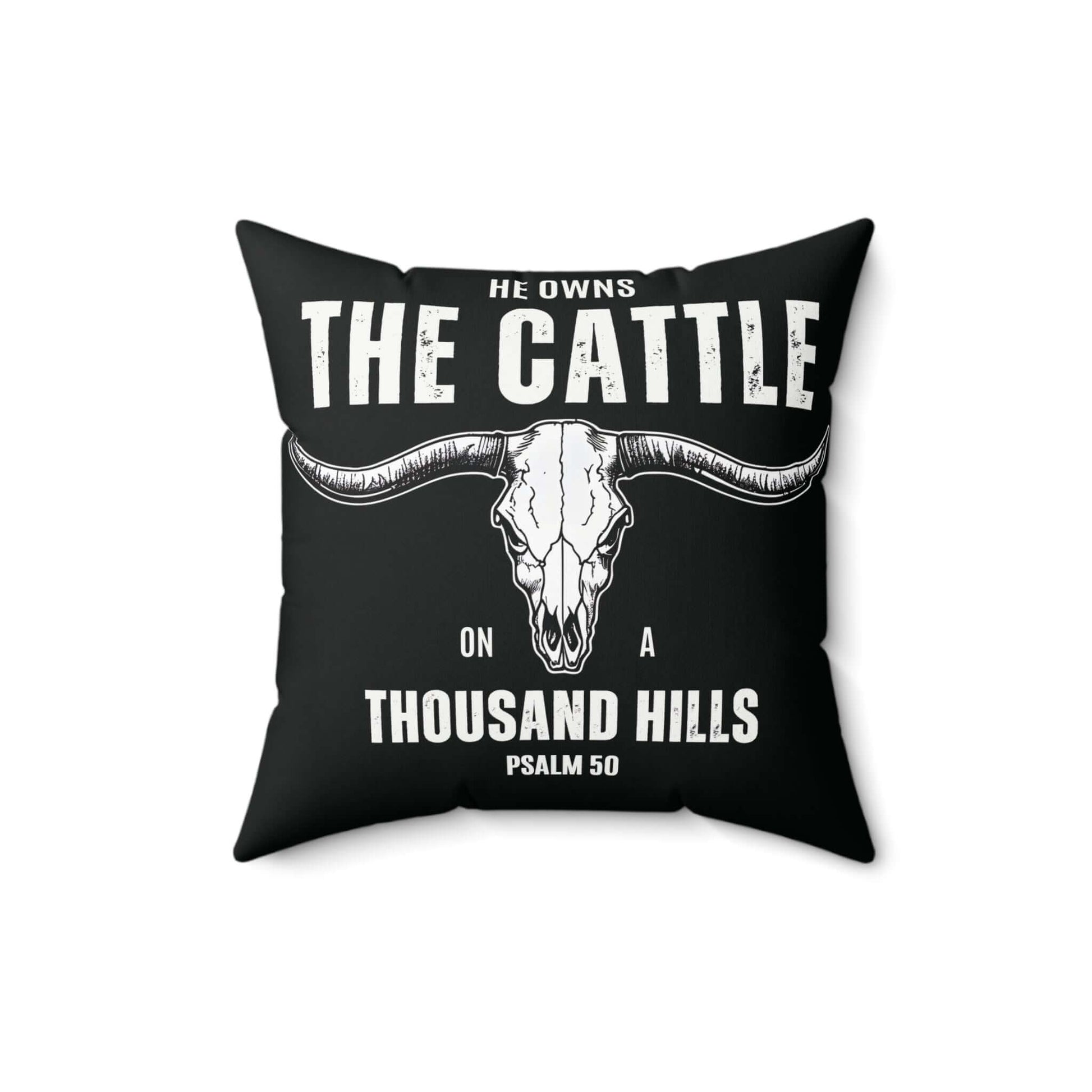 Rustic Psalm 50 Pillow | Bring A little Faith Into Your Home Decor, Brand63