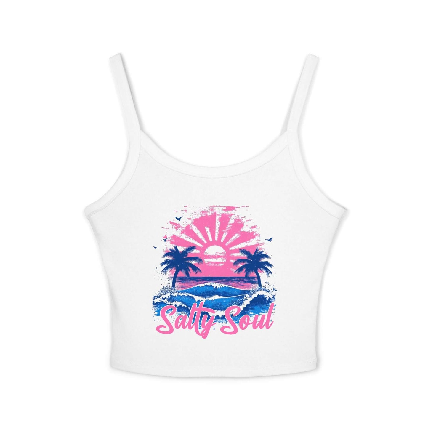 Salty Soul Women's Spaghetti Strap Tank Top, Brand63