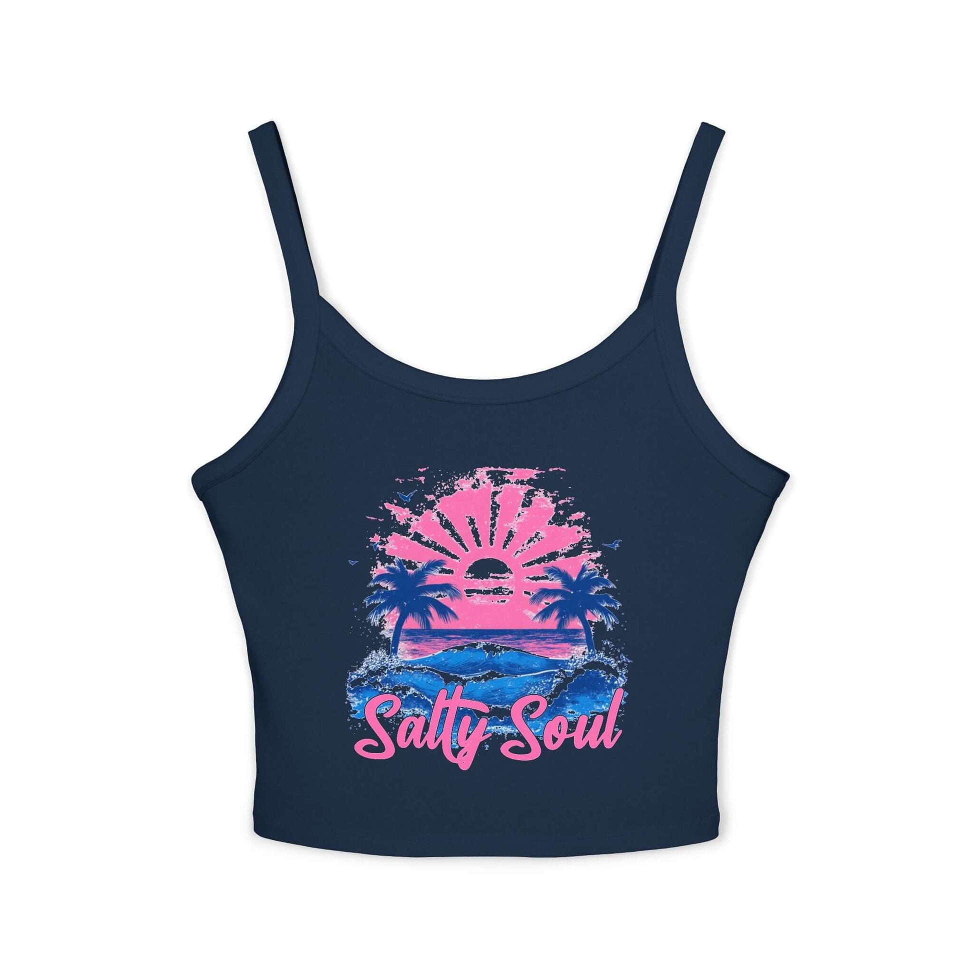 Salty Soul Women's Spaghetti Strap Tank Top, Brand63