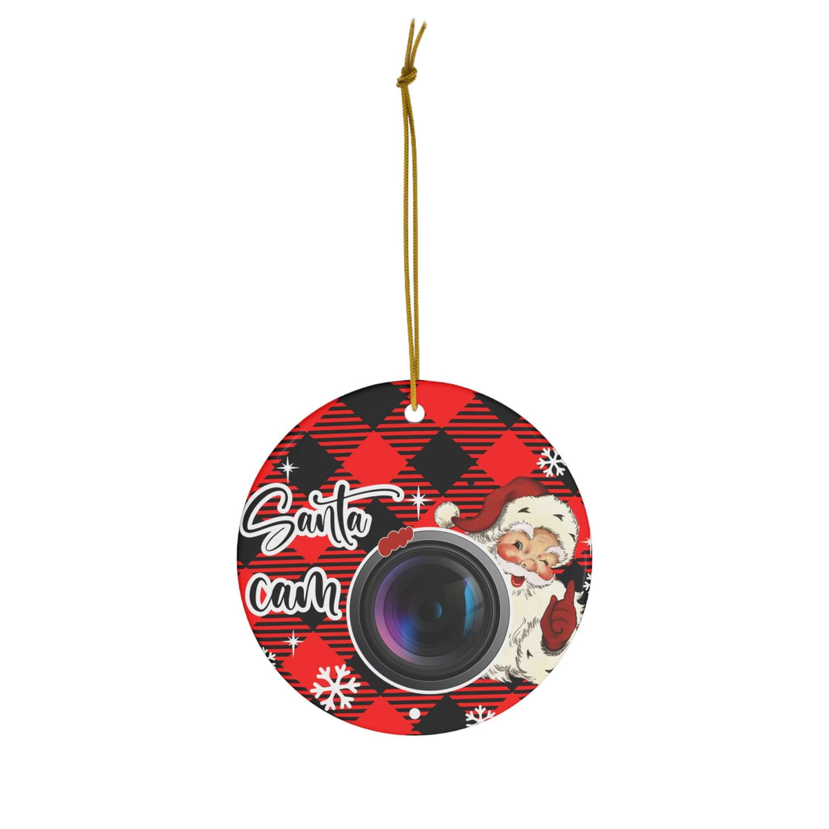Santa-Cam Christmas Ornament, Brand63