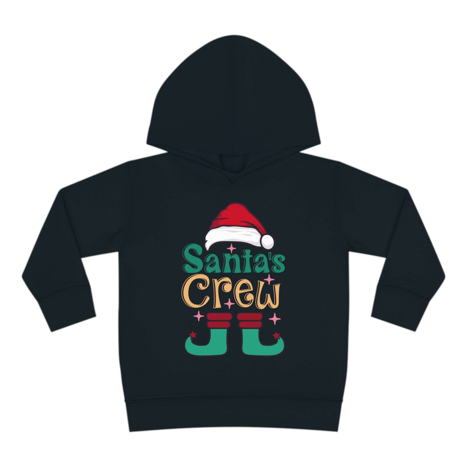 Santa's Crew Toddler Christmas Hoodie – Cozy & Festive Holiday Wear for Kids, Toddler Pullover Fleece Hoodie, Brand63