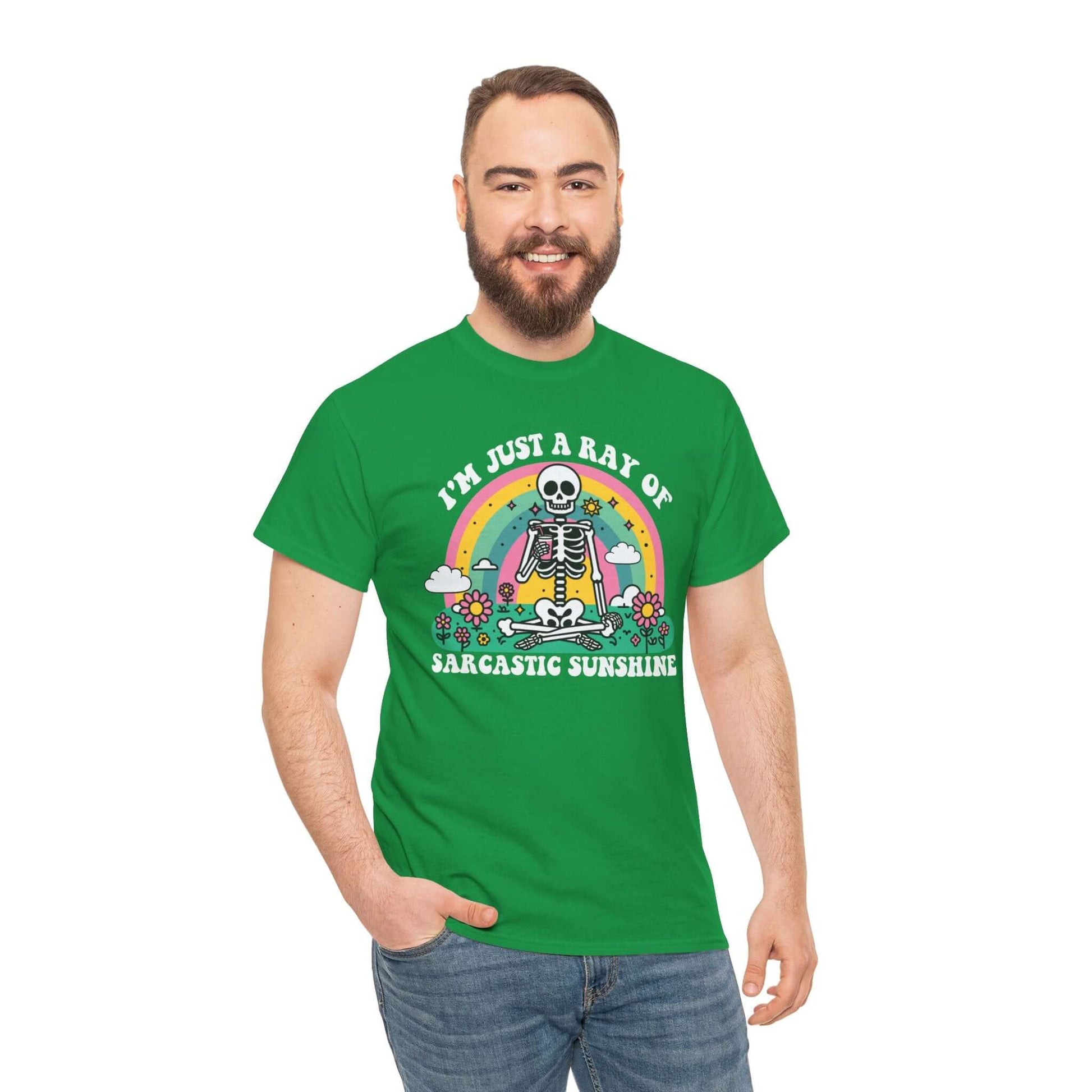 Sarcastic Sunshine Skeleton Halloween T-Shirt, Brand63