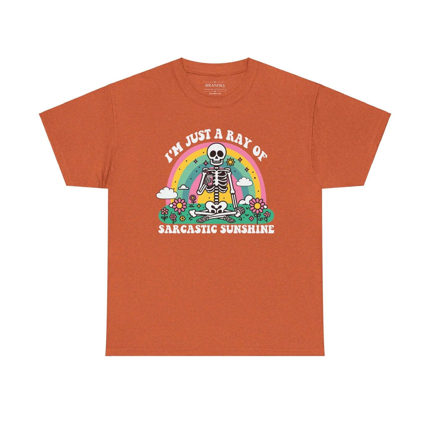Sarcastic Sunshine Skeleton Halloween T-Shirt, Brand63