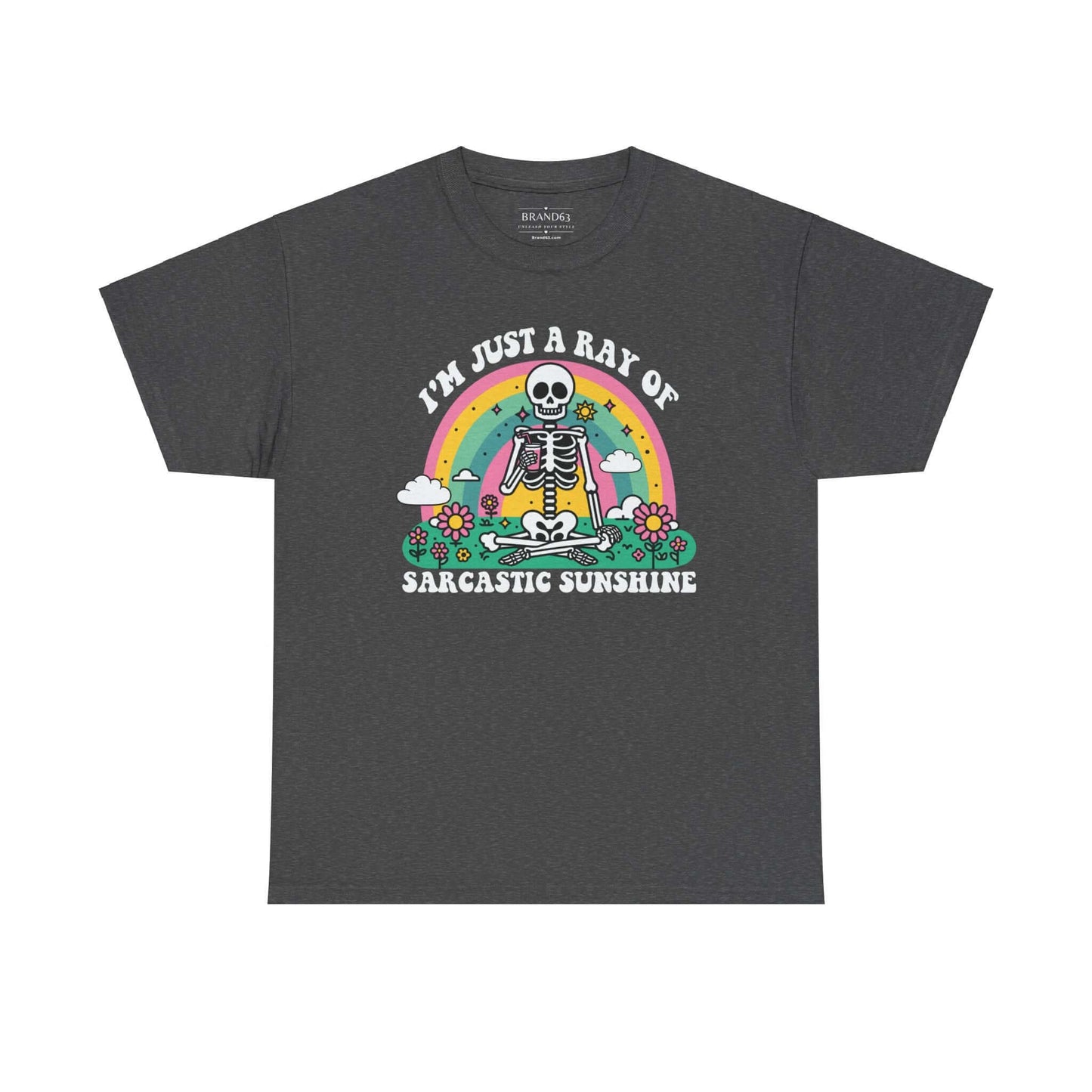 Sarcastic Sunshine Skeleton Halloween T-Shirt, Brand63