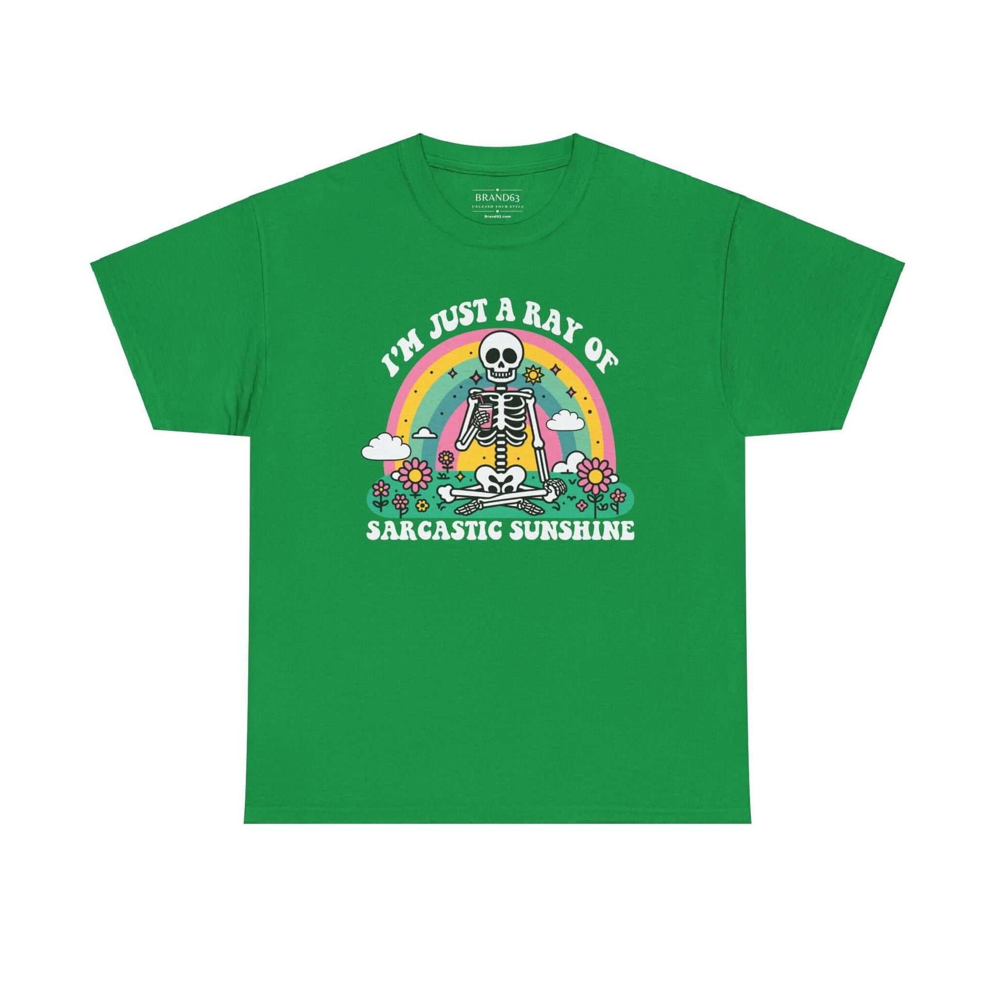 Sarcastic Sunshine Skeleton Halloween T-Shirt, Brand63