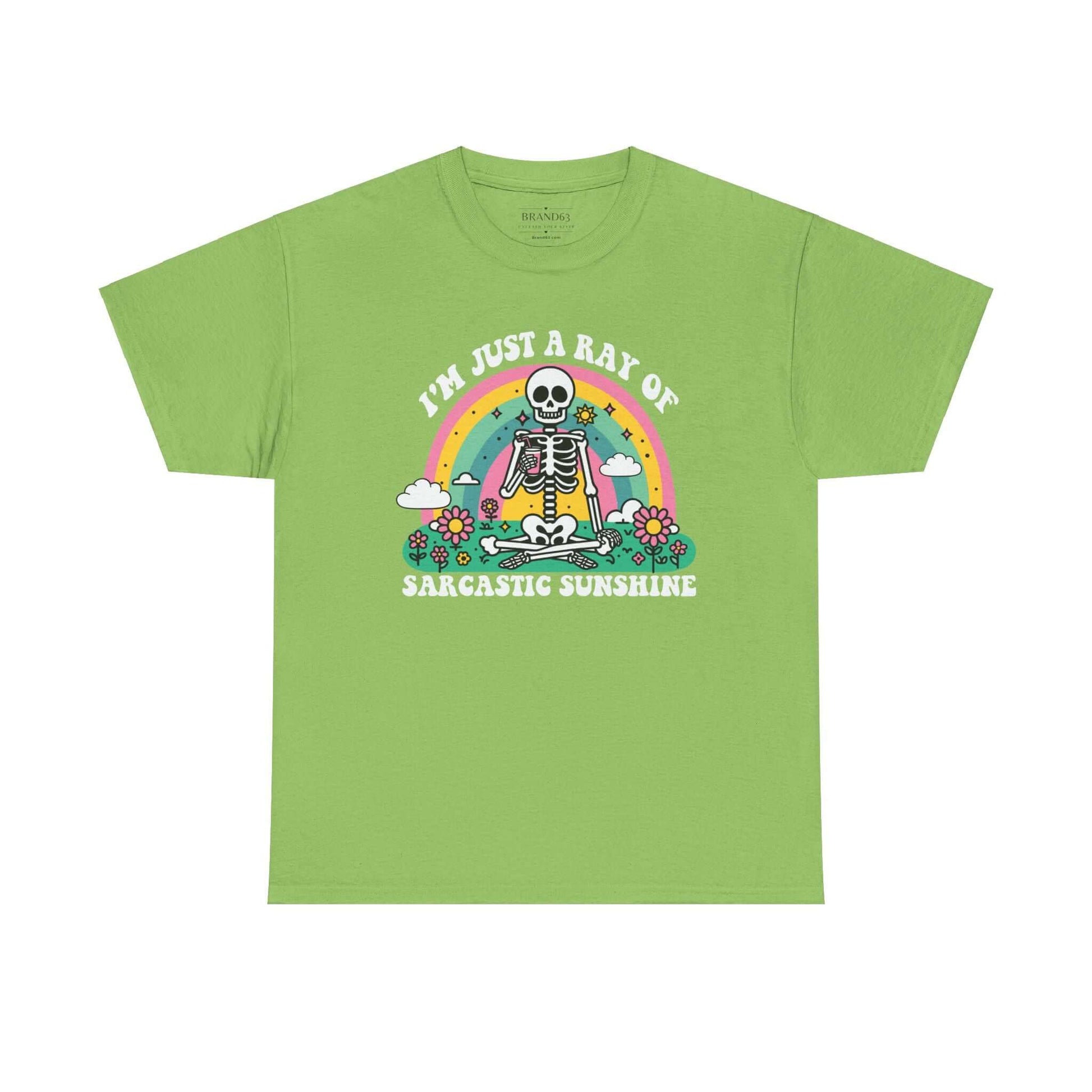 Sarcastic Sunshine Skeleton Halloween T-Shirt, Brand63