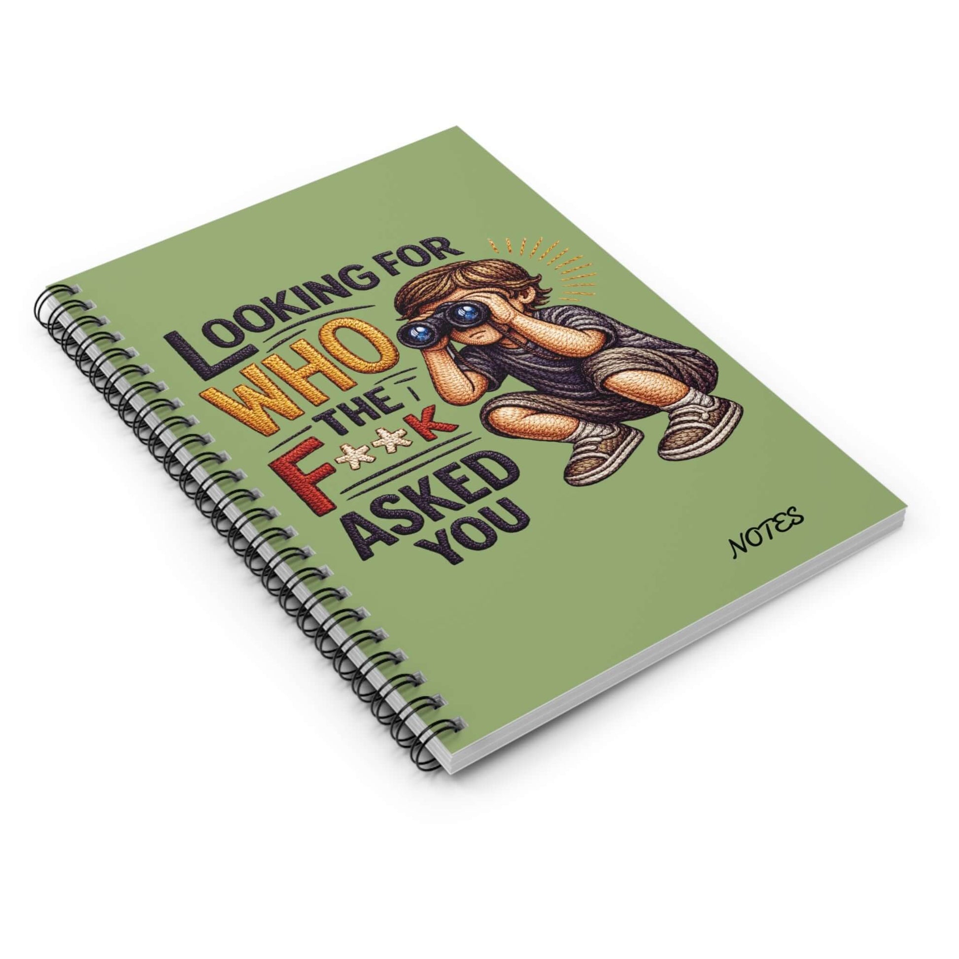 Sassy Illustrated Spiral Notebook/ Journal, Brand63