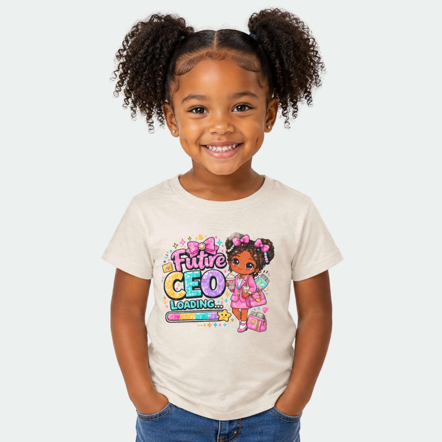 Sassy Toddler CEO Short Sleeve Tee — Back to School, Brand63