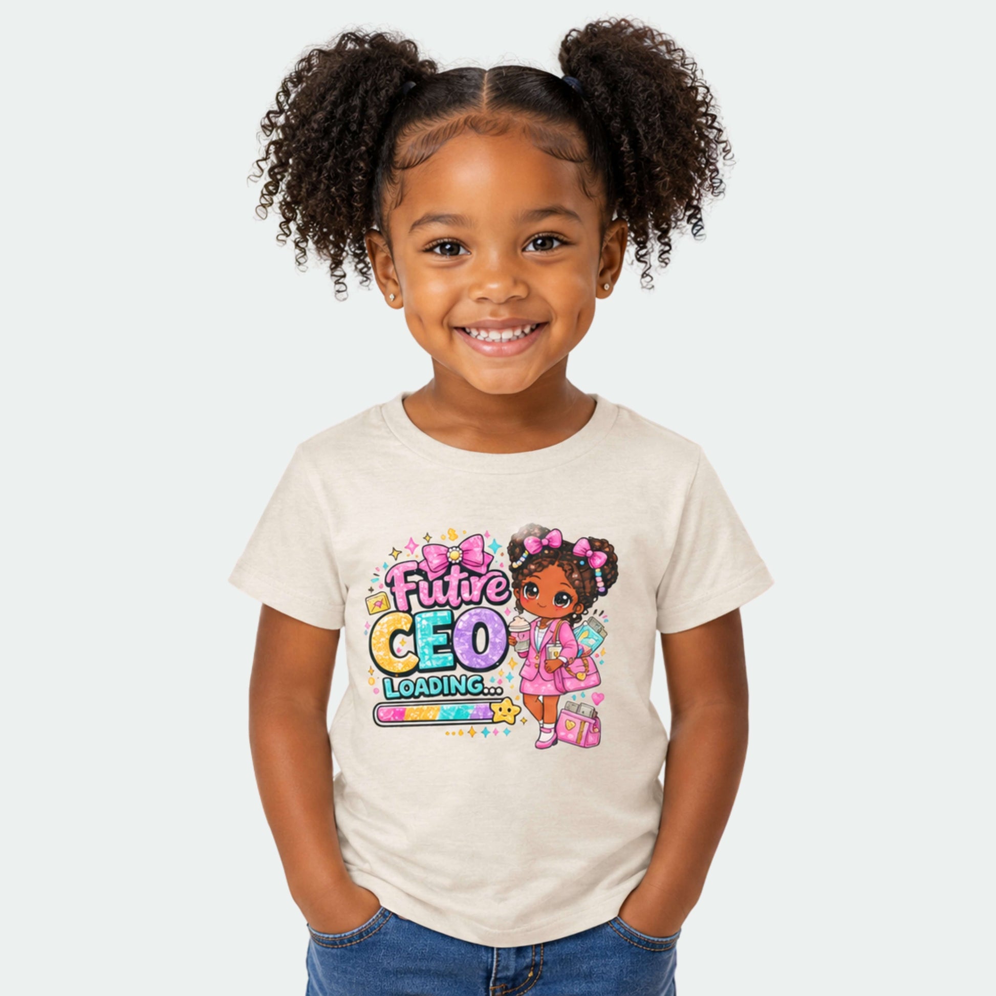 Sassy Toddler CEO Short Sleeve Tee — Back to School, Brand63