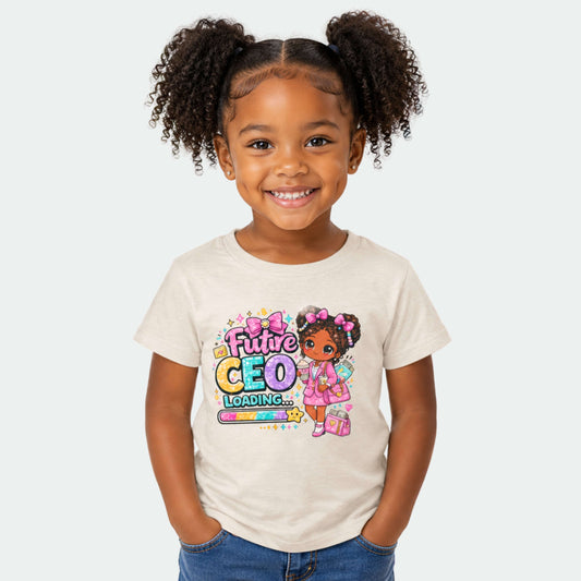 Sassy Toddler CEO Short Sleeve Tee — Back to School, Brand63