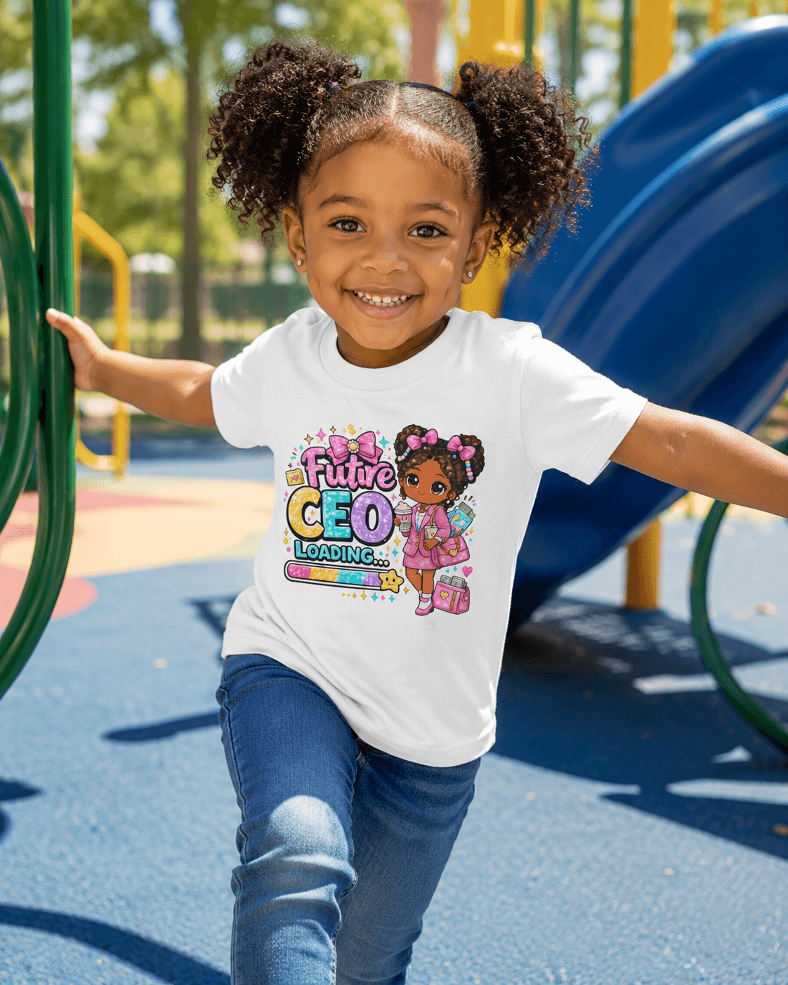 Sassy Toddler CEO Short Sleeve Tee — Back to School, Brand63