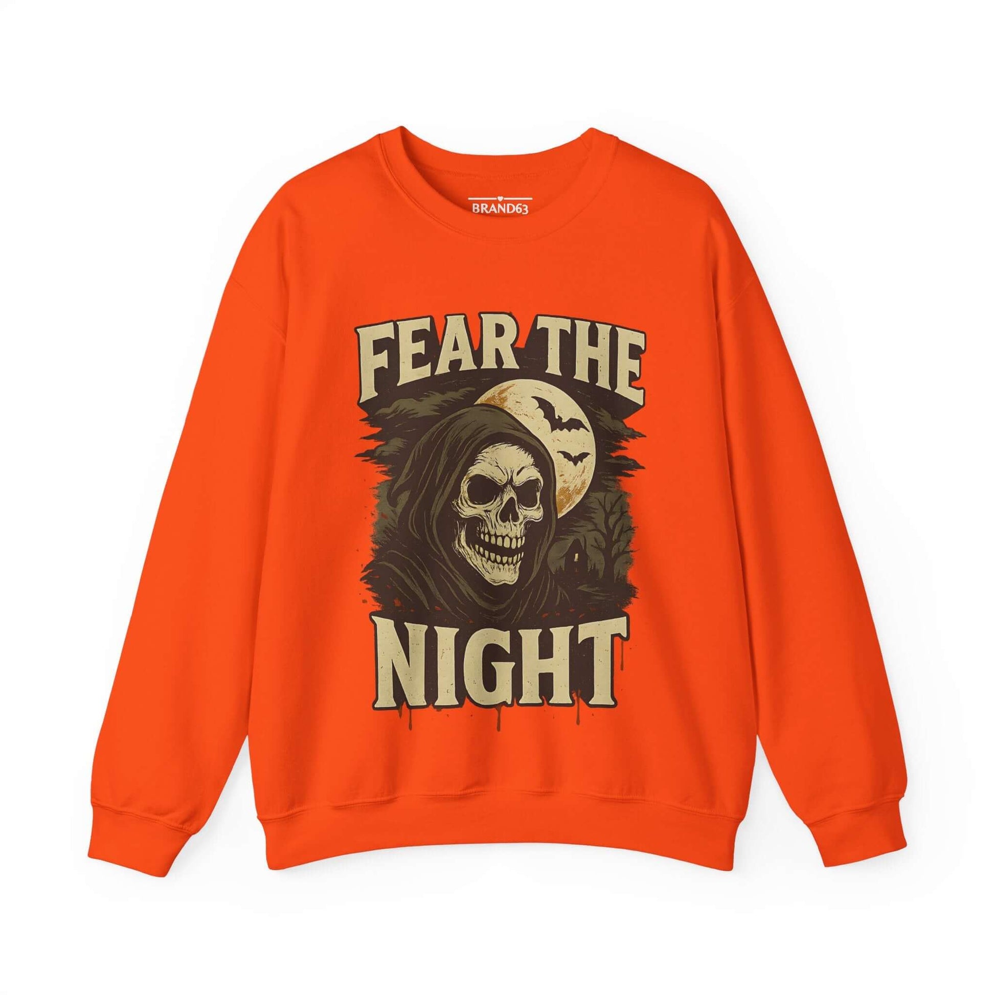 Scary Halloween Skull Sweatshirt, Brand63
