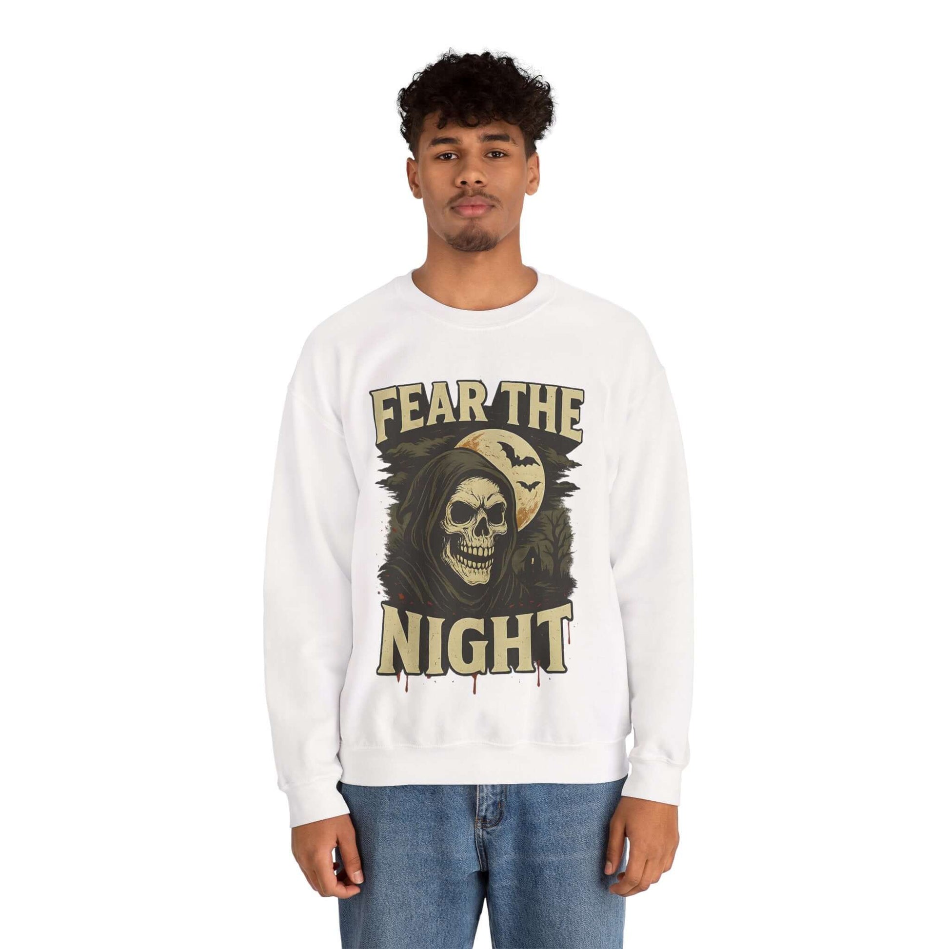 Scary Halloween Skull Sweatshirt, Brand63