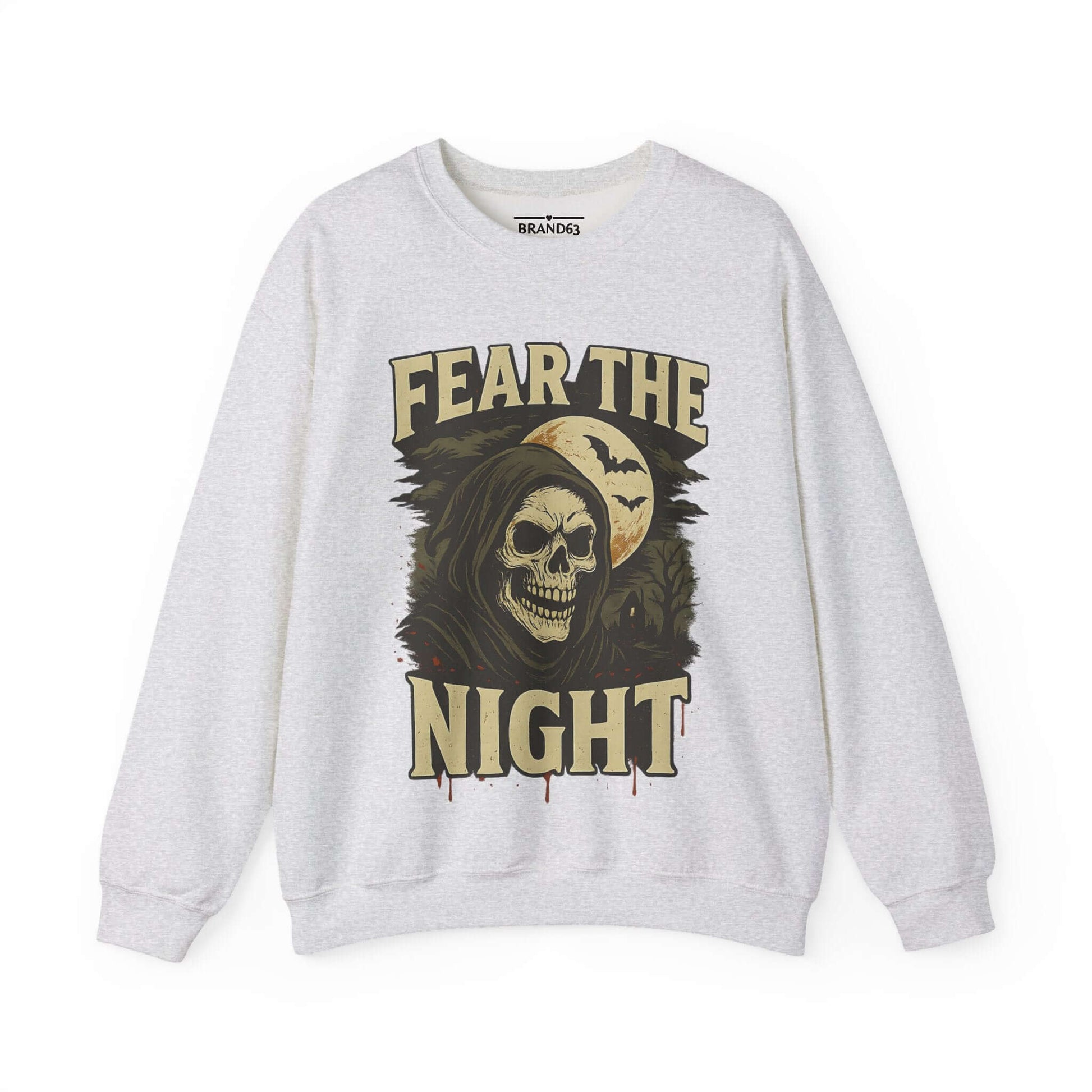 Scary Halloween Skull Sweatshirt, Brand63