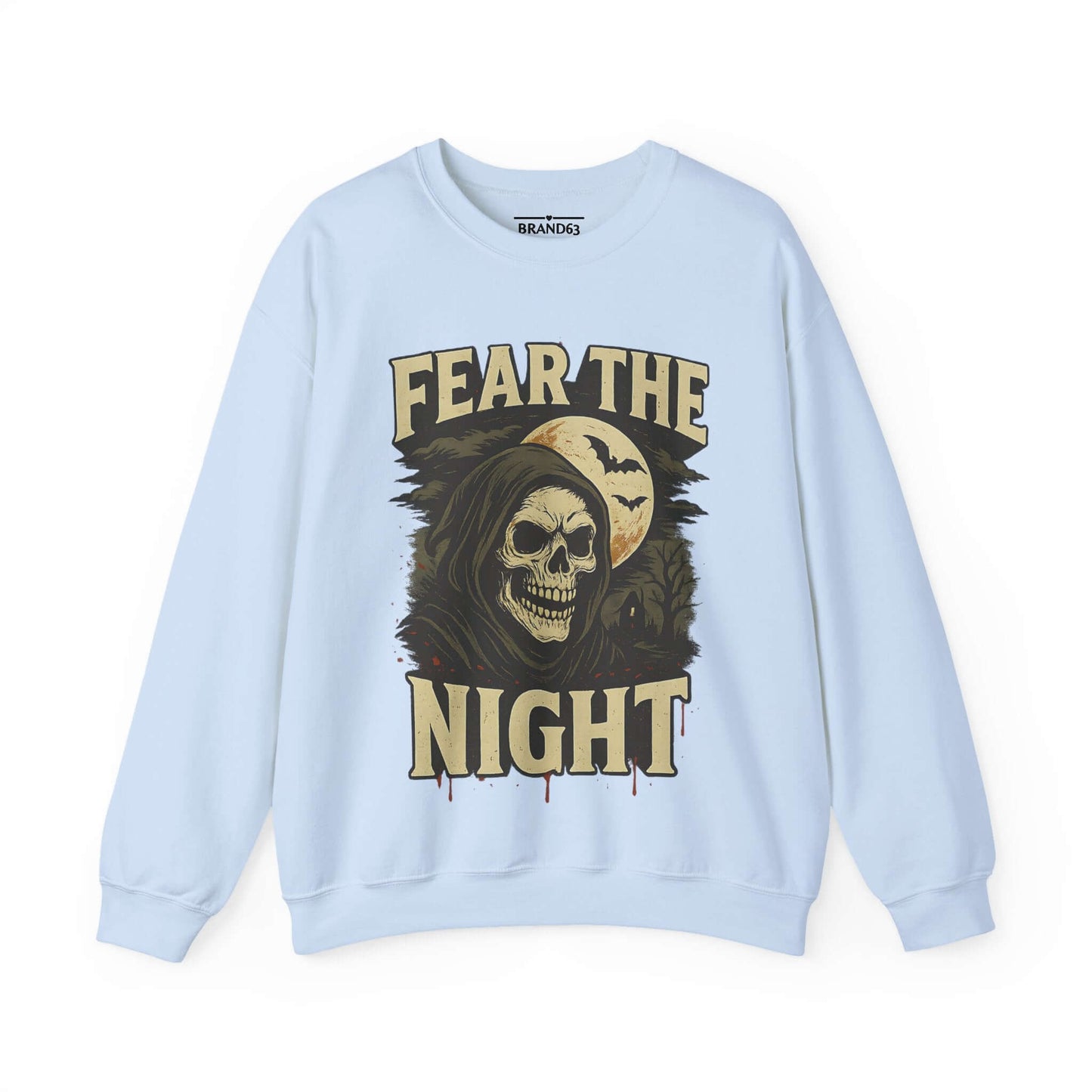 Scary Halloween Skull Sweatshirt, Brand63