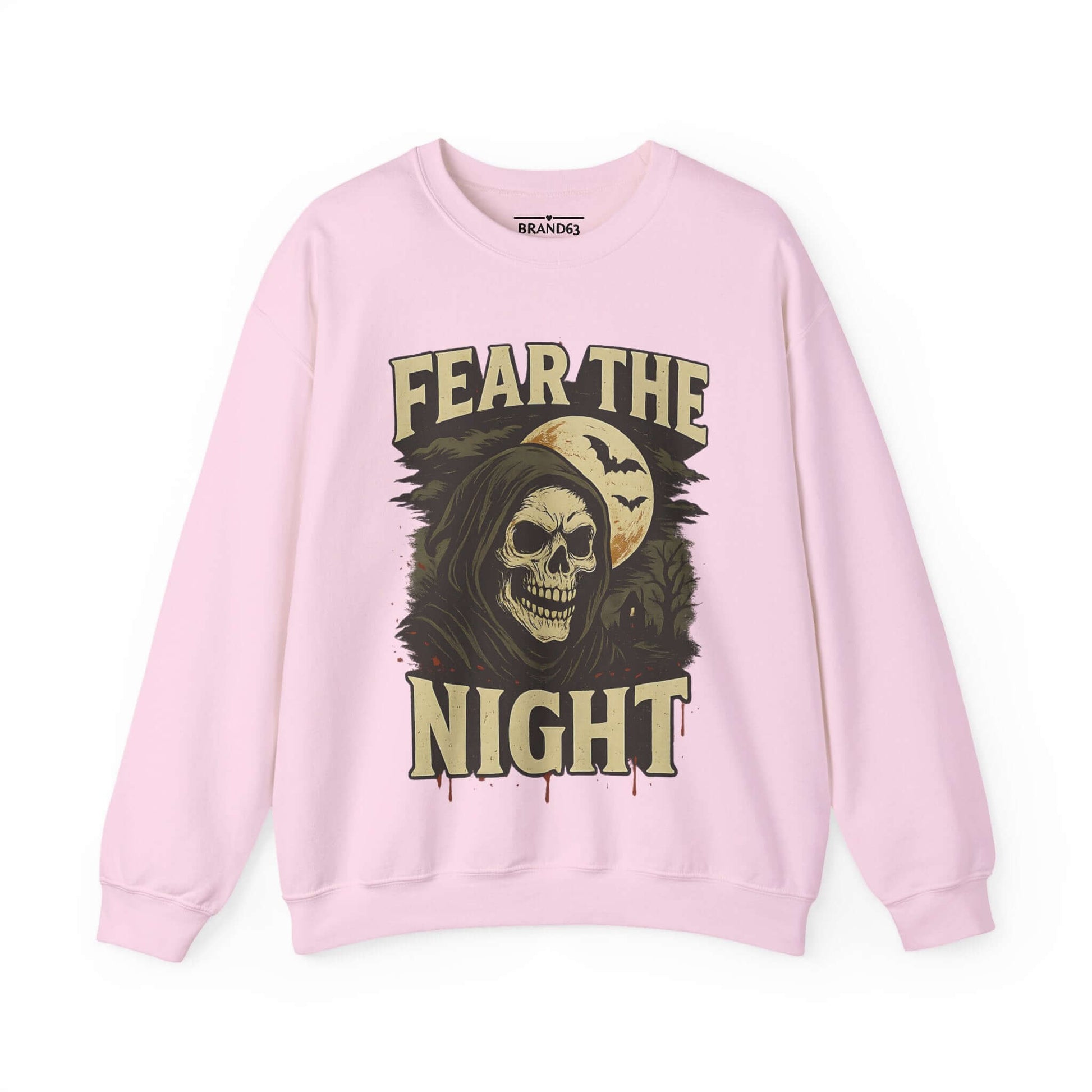 Scary Halloween Skull Sweatshirt, Brand63