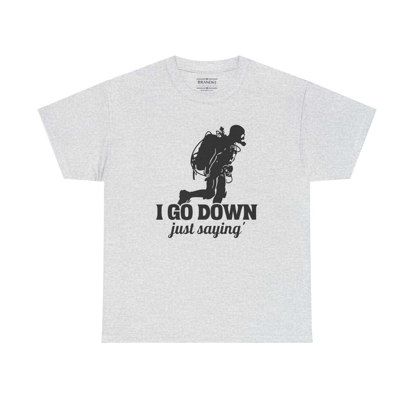 Scuba Diver Adult Subliminal Graphic Tee, Brand63