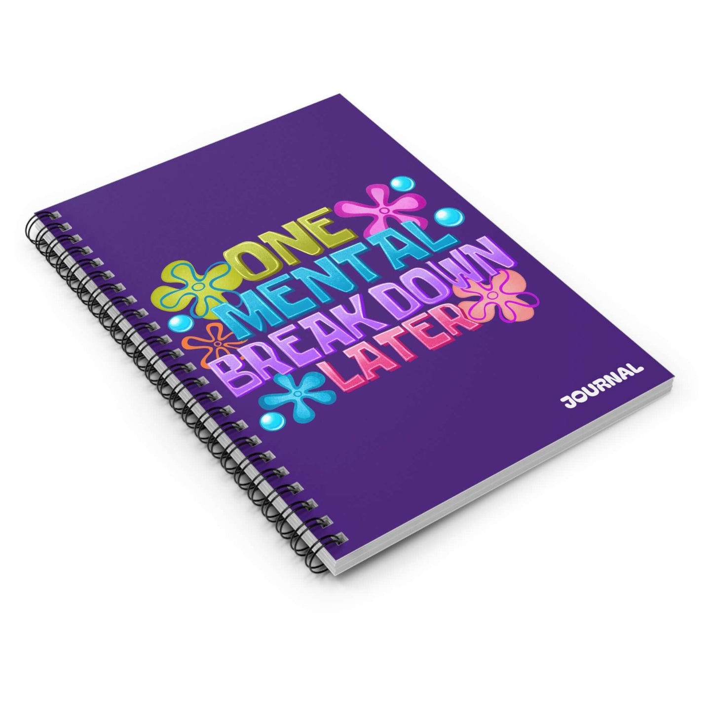 Self-Care Spiral Notebook - Ruled Line Blank Lined Journal, Brand63