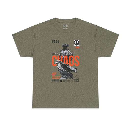 Silent Chaos T-shirt -Extended Sizes, Brand63