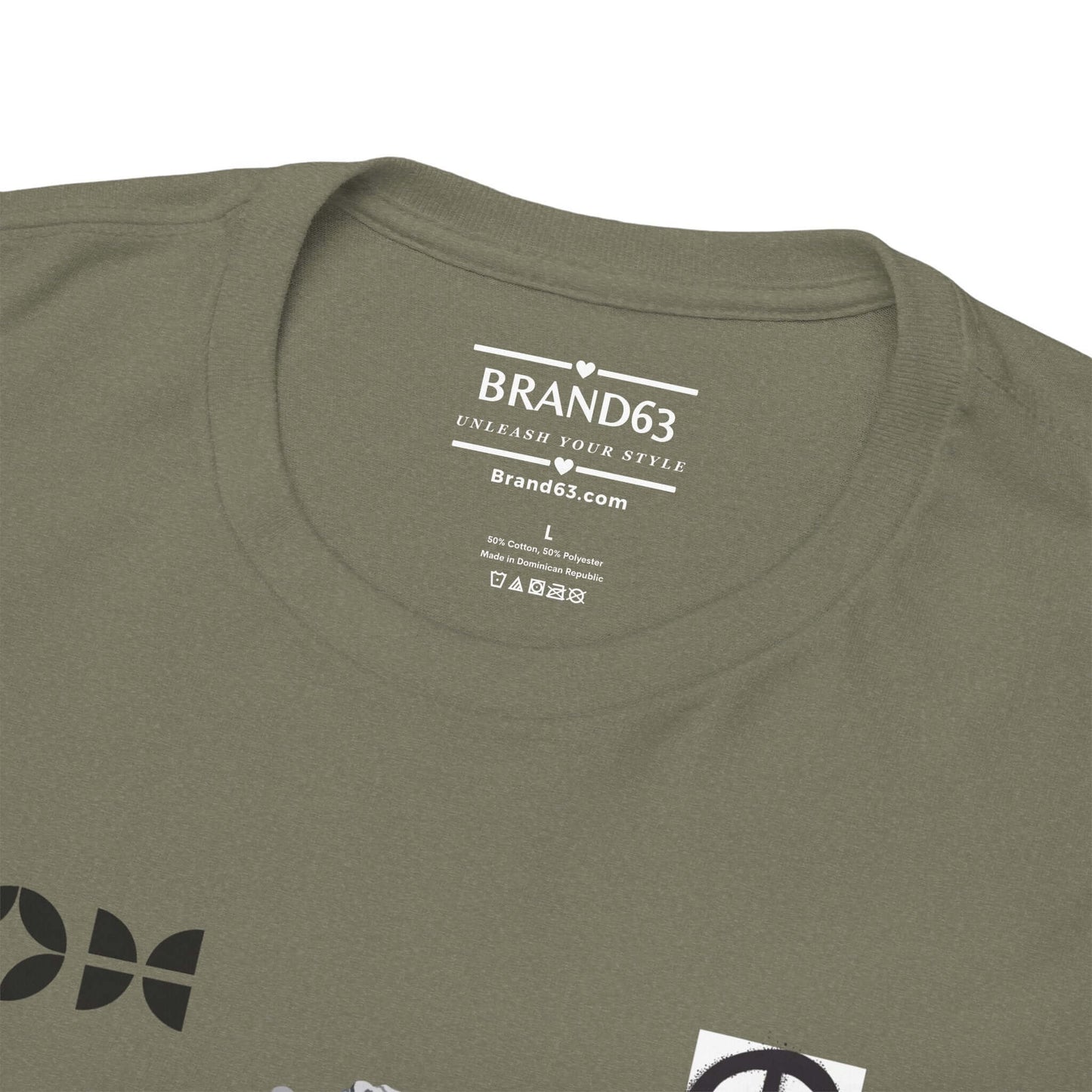 Silent Chaos T-shirt -Extended Sizes, Brand63