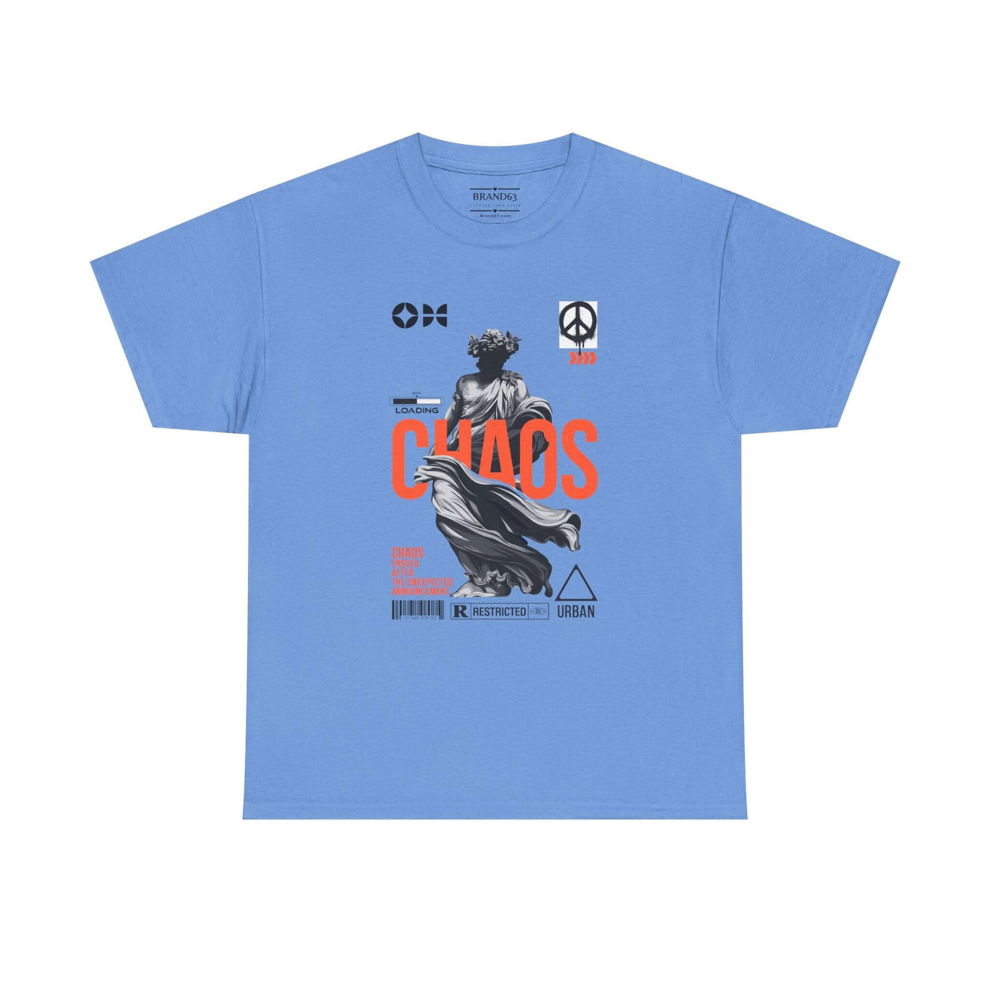Silent Chaos T-shirt -Extended Sizes, Brand63