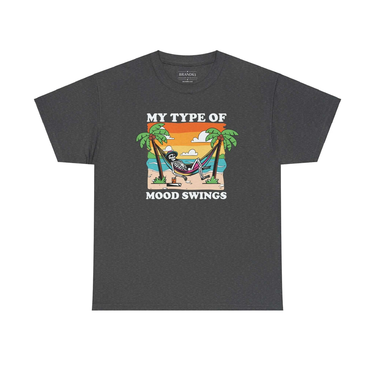 Skeleton Mood Swings Halloween T-Shirt, Brand63