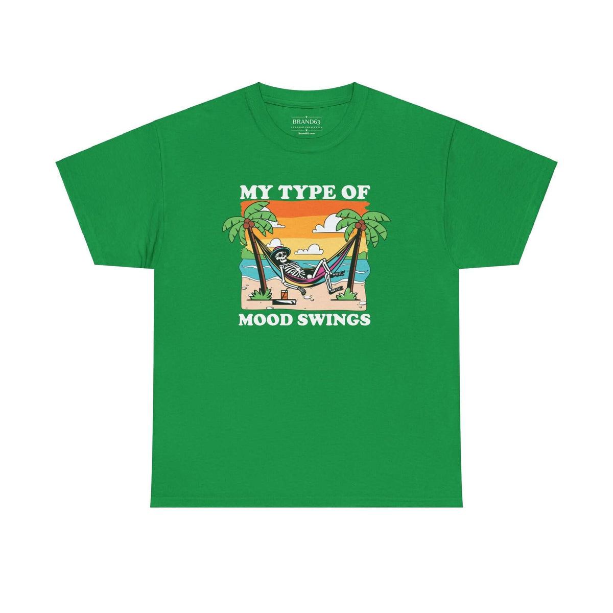 Skeleton Mood Swings Halloween T-Shirt, Brand63