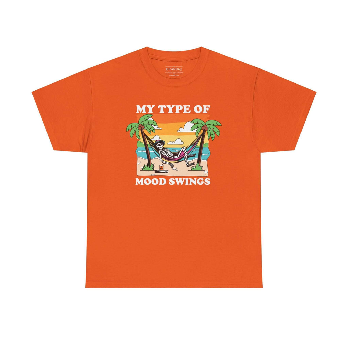Skeleton Mood Swings Halloween T-Shirt, Brand63