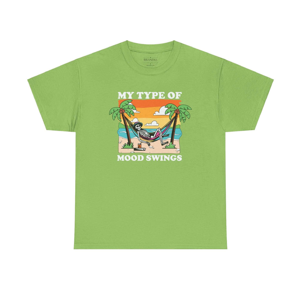 Skeleton Mood Swings Halloween T-Shirt, Brand63