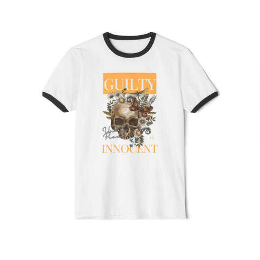 Skull Guilty Ringer Tee | Skull & Nature Art, Brand63