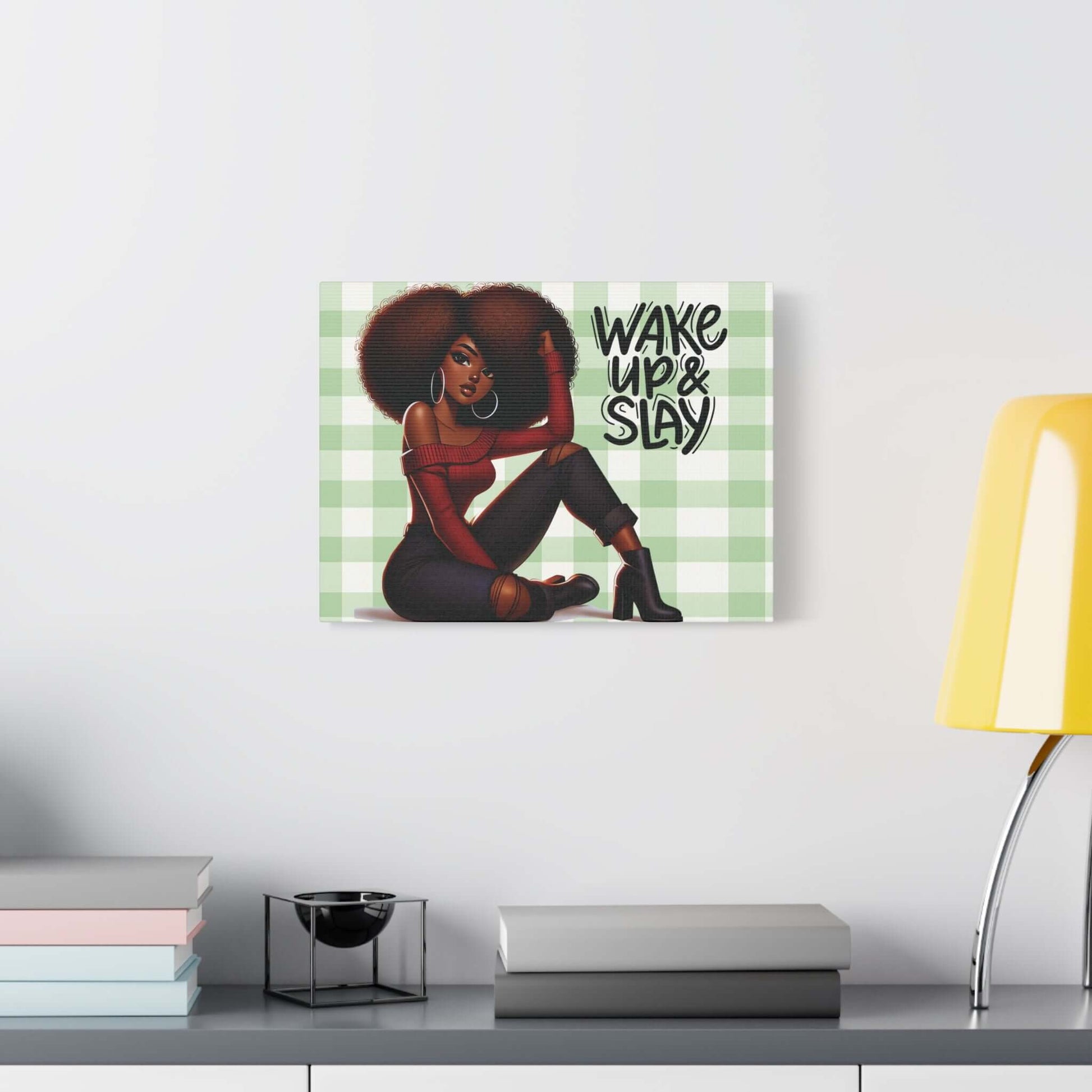 "Slay Your Day!" Afro Centric Wall Art, Brand63