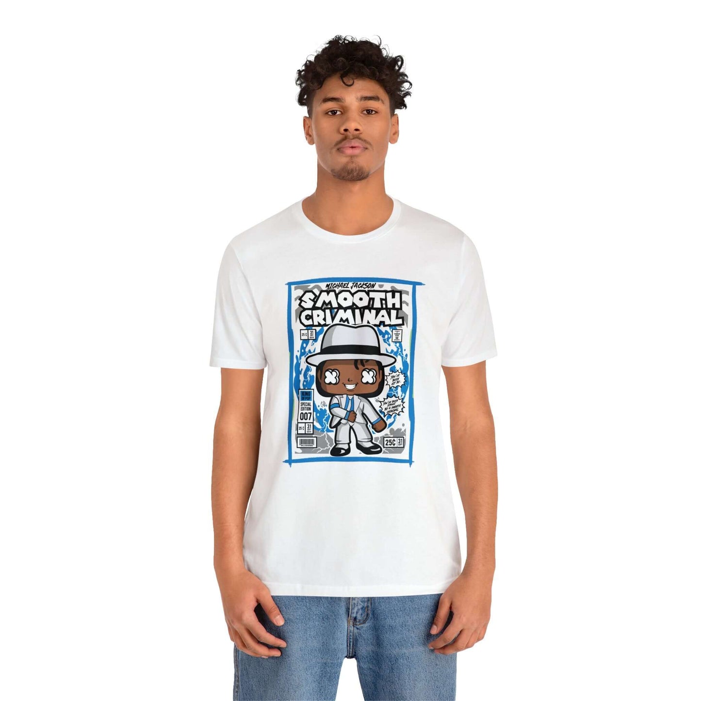 Smooth Criminal Retro Comic Book-Pop Art Graphic T-shirt, Brand63