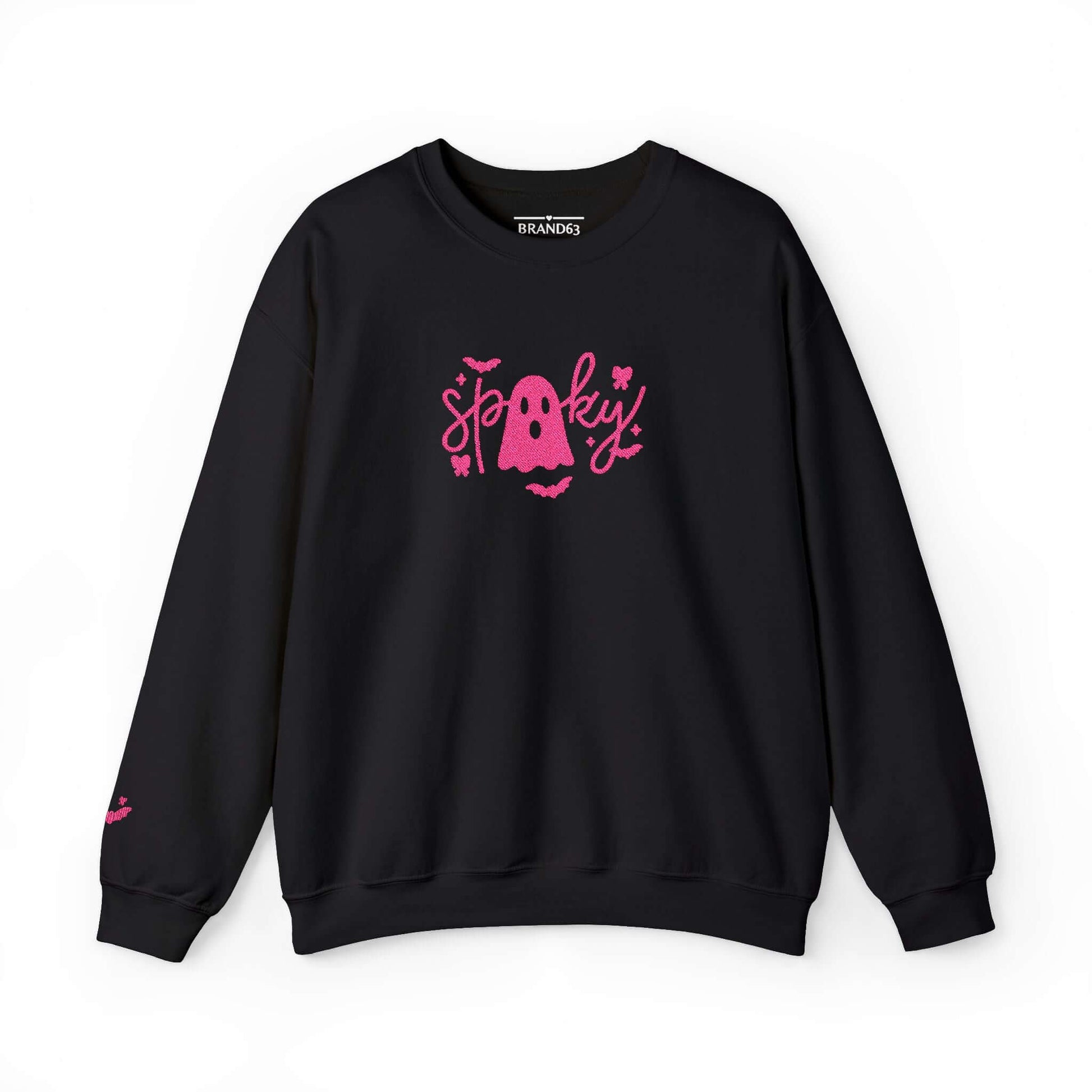 Spooky Ghost Embroidered Sweatshirt, Brand63