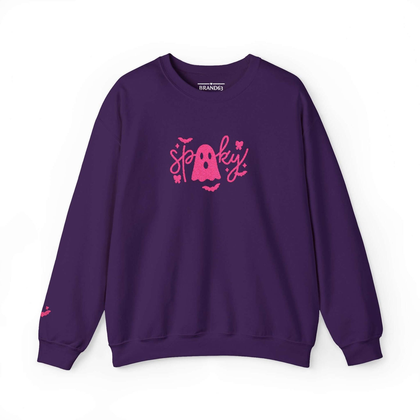 Spooky Ghost Embroidered Sweatshirt, Brand63