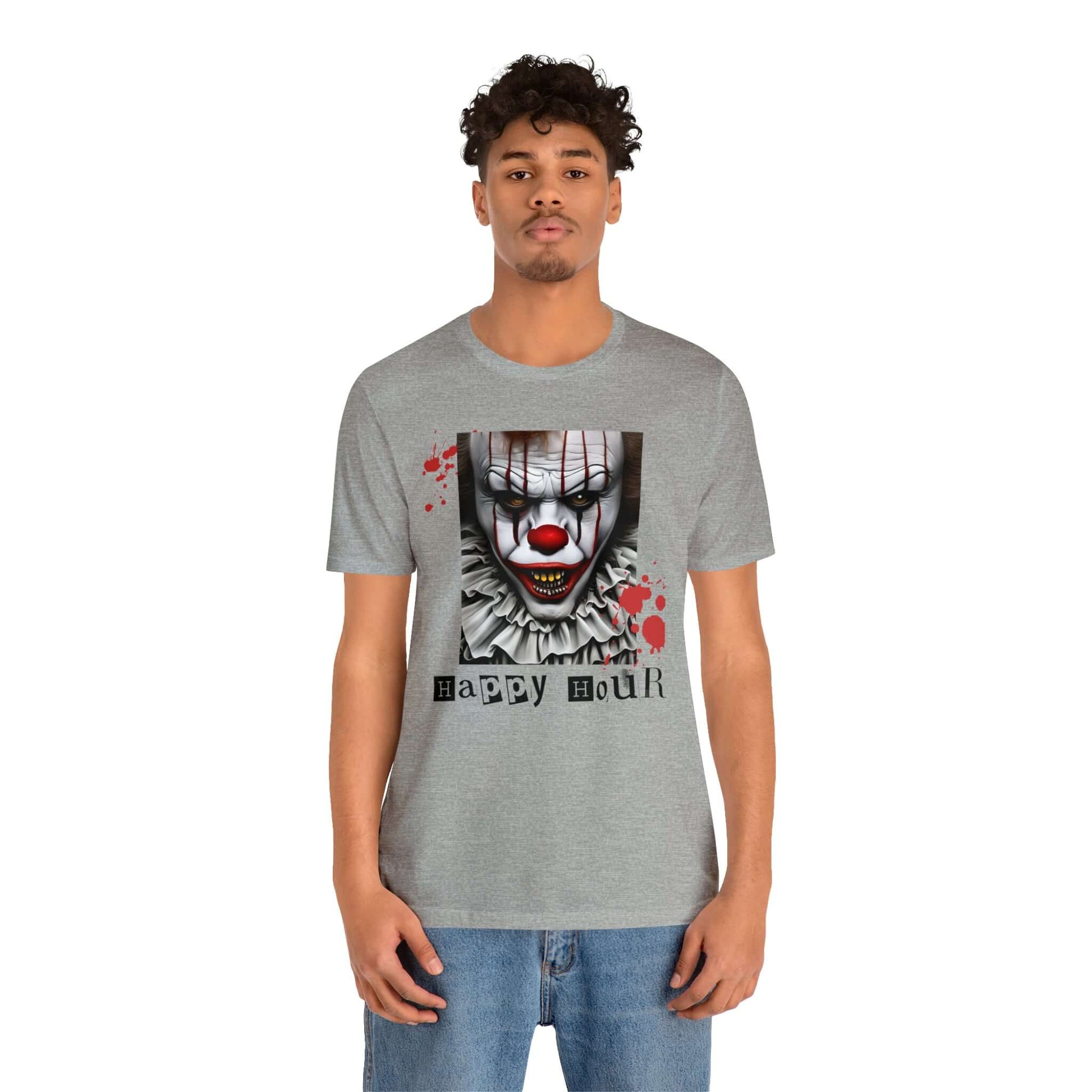Spooky Season Ultimate Scary Clown Short Sleeve Tee, Brand63
