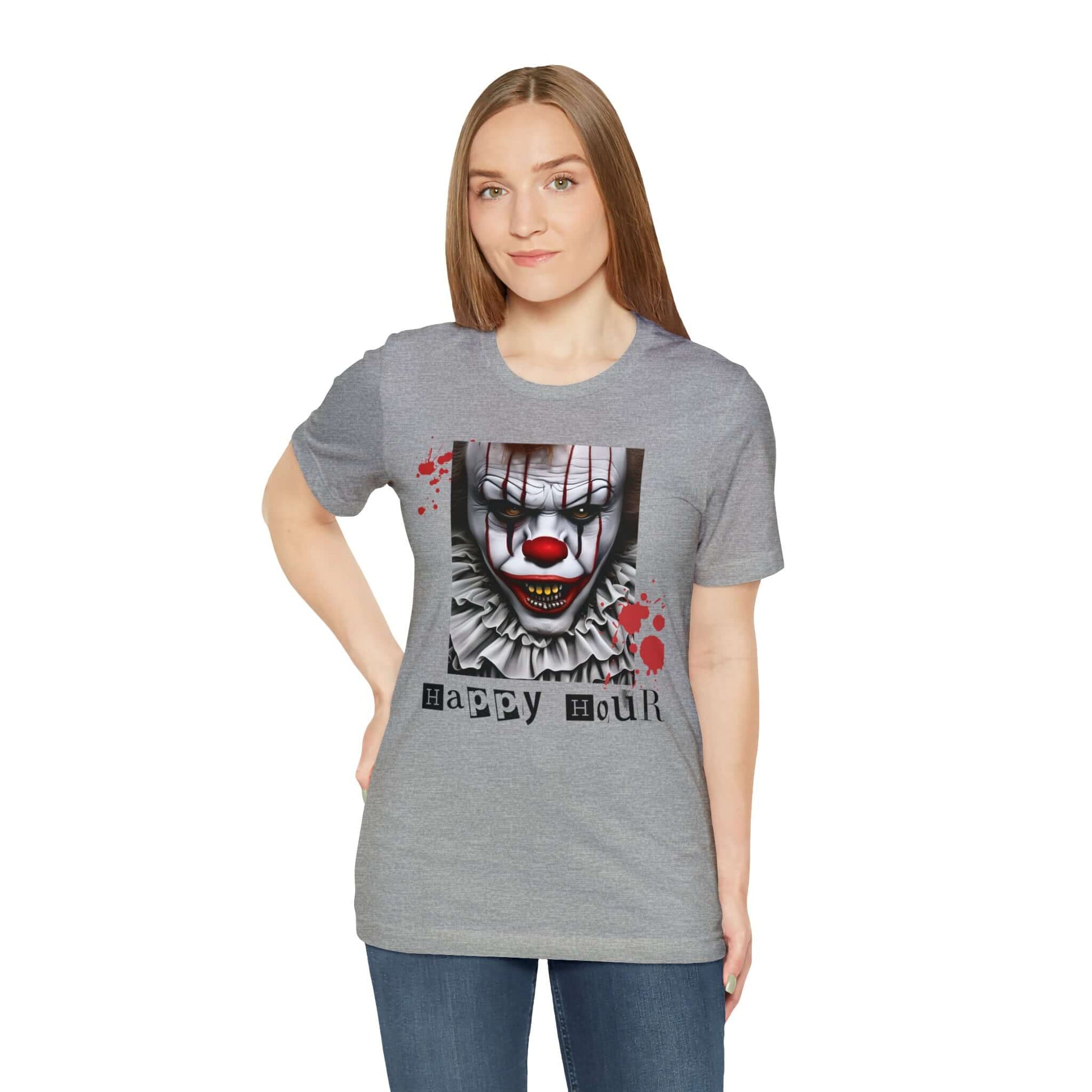 Spooky Season Ultimate Scary Clown Short Sleeve Tee, Brand63