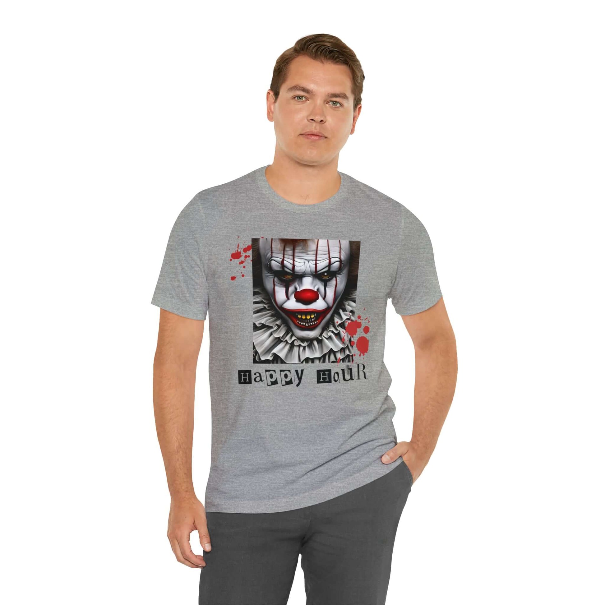 Spooky Season Ultimate Scary Clown Short Sleeve Tee, Brand63