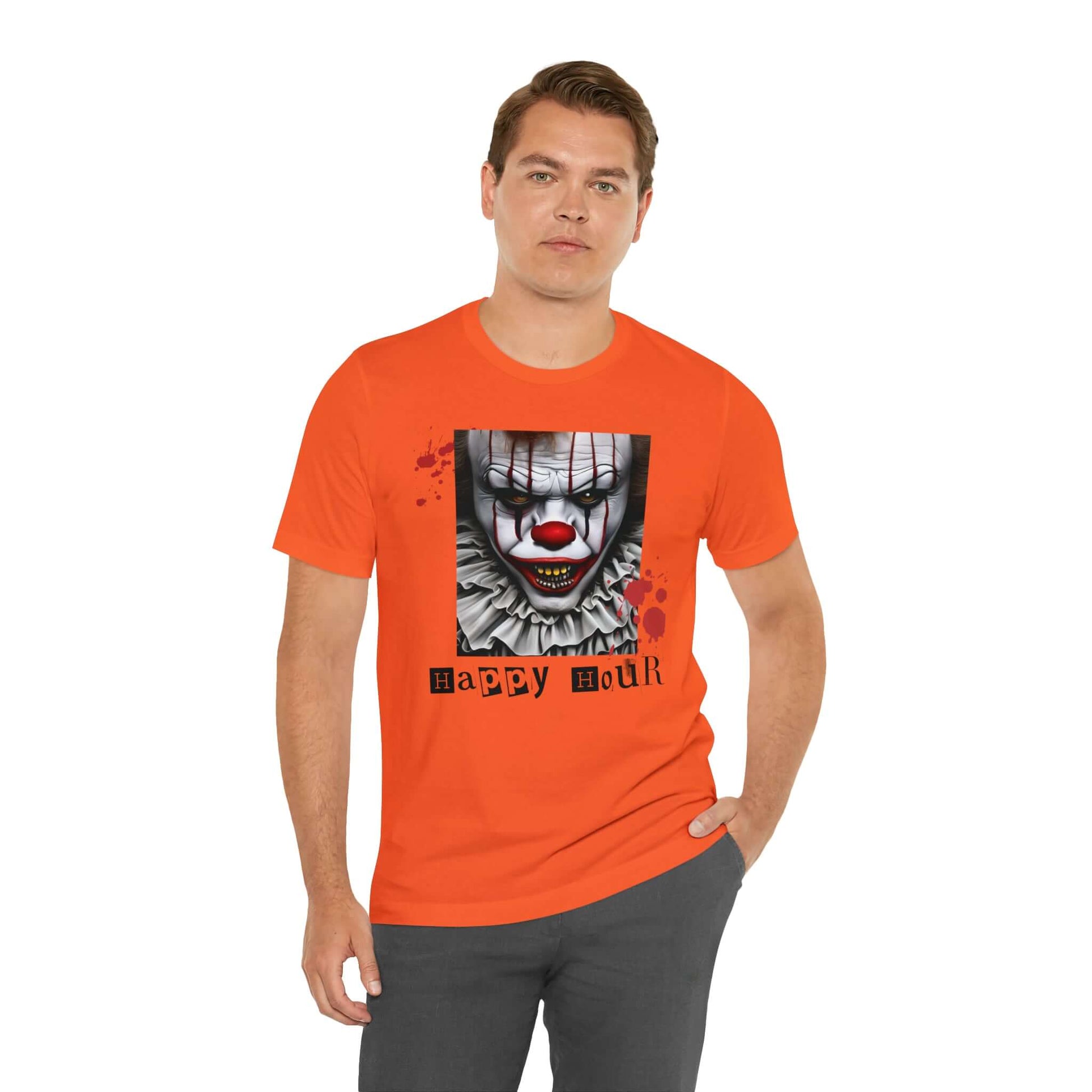 Spooky Season Ultimate Scary Clown Short Sleeve Tee, Brand63