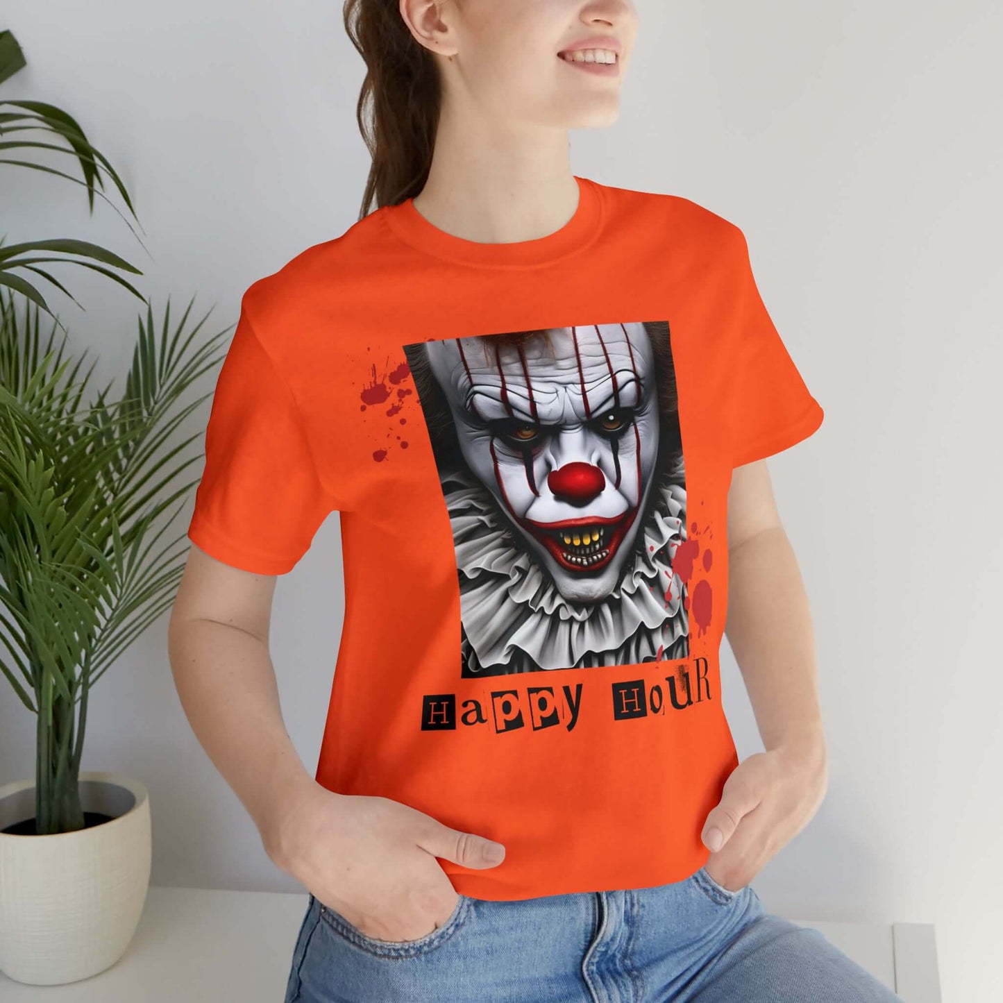 Spooky Season Ultimate Scary Clown Short Sleeve Tee, Brand63