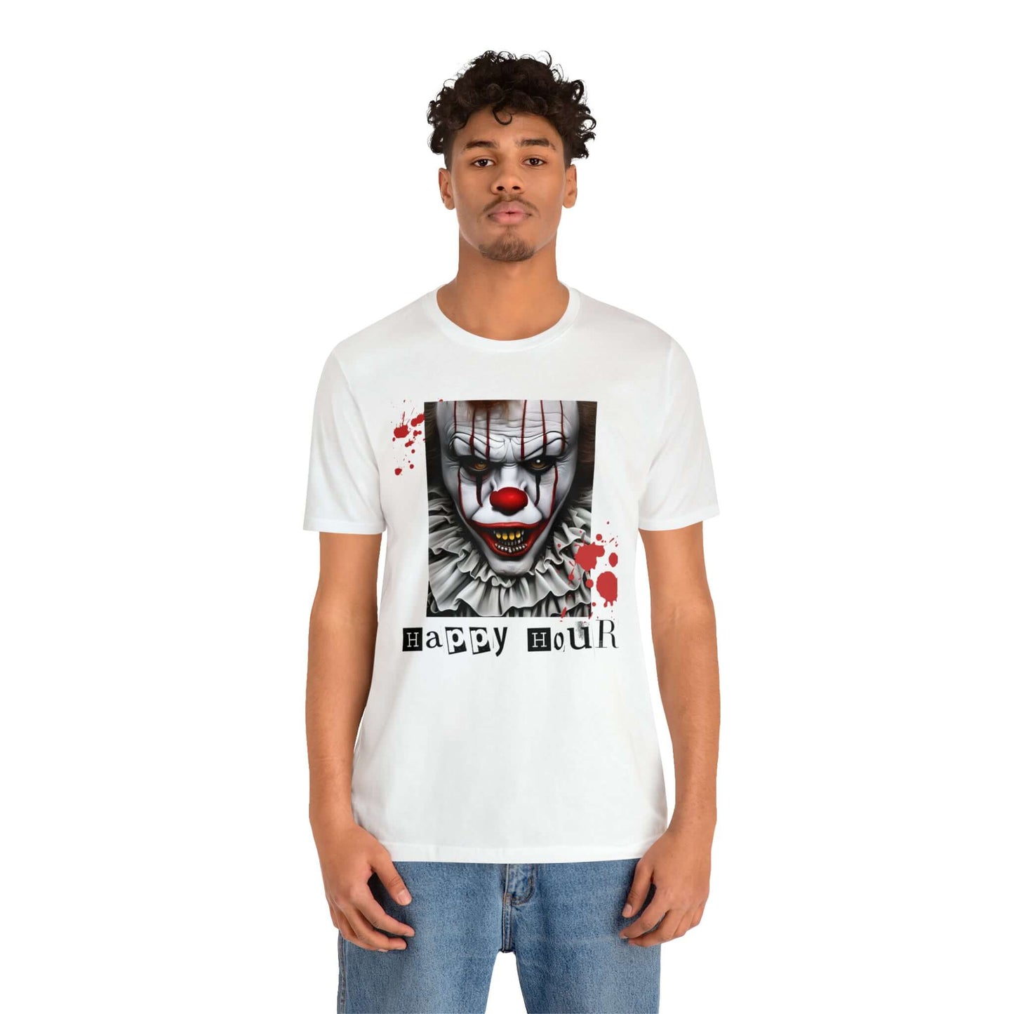 Spooky Season Ultimate Scary Clown Short Sleeve Tee, Brand63
