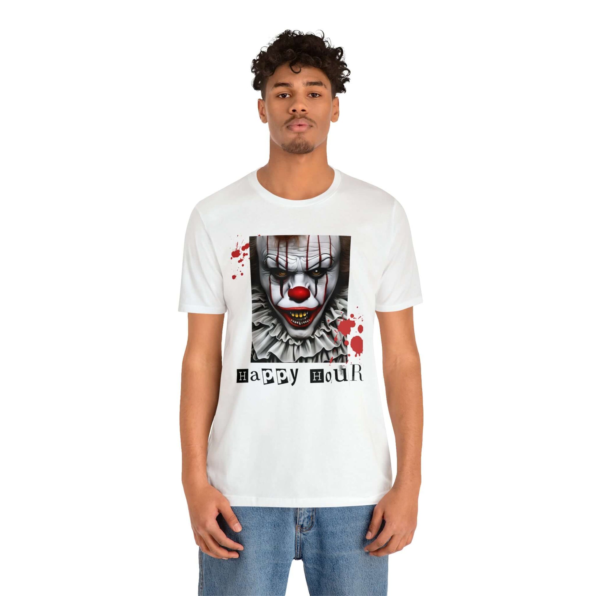 Spooky Season Ultimate Scary Clown Short Sleeve Tee, Brand63