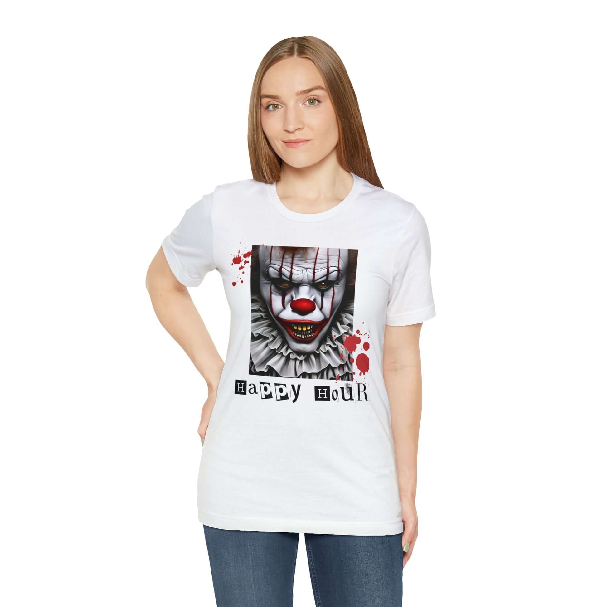 Spooky Season Ultimate Scary Clown Short Sleeve Tee, Brand63