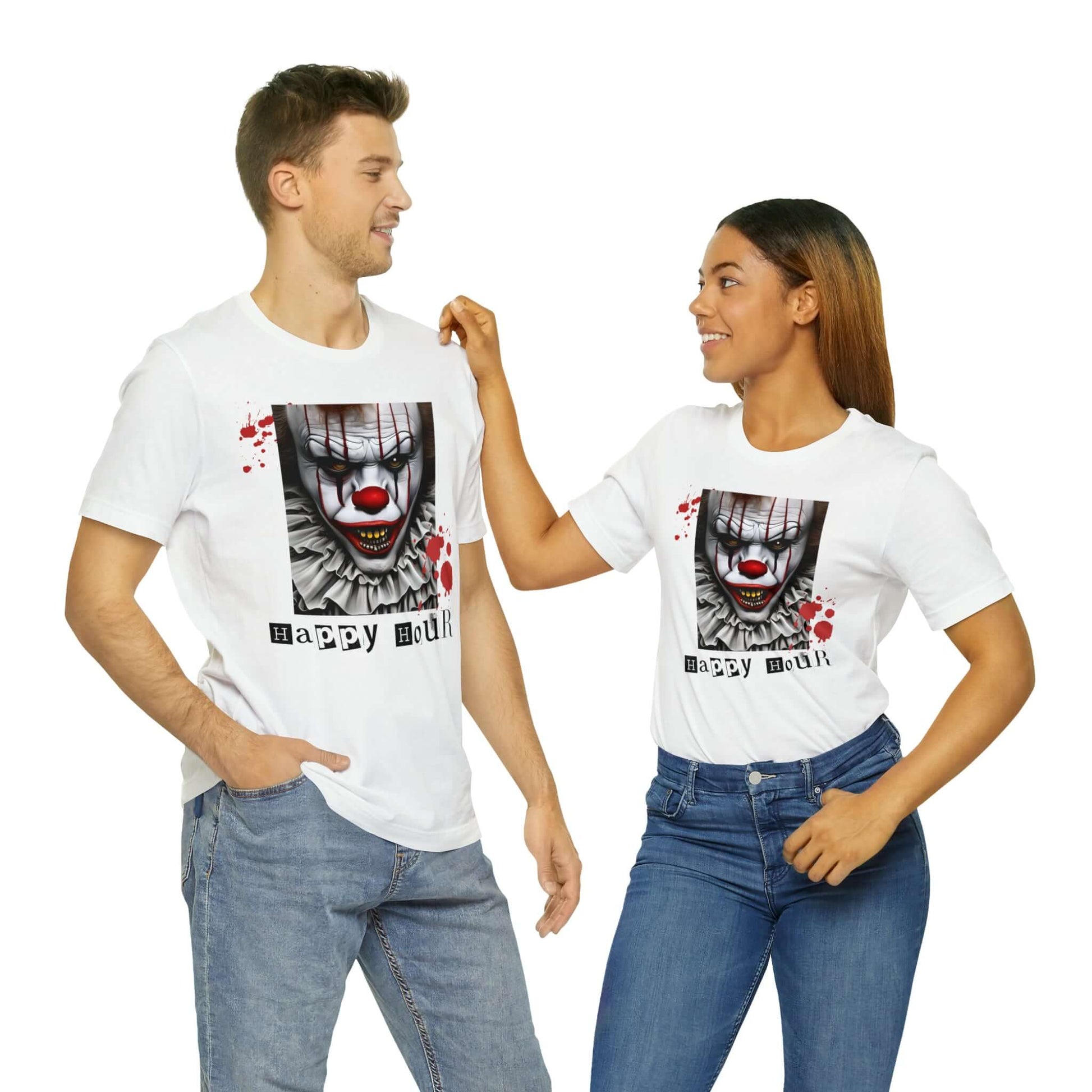 Spooky Season Ultimate Scary Clown Short Sleeve Tee, Brand63